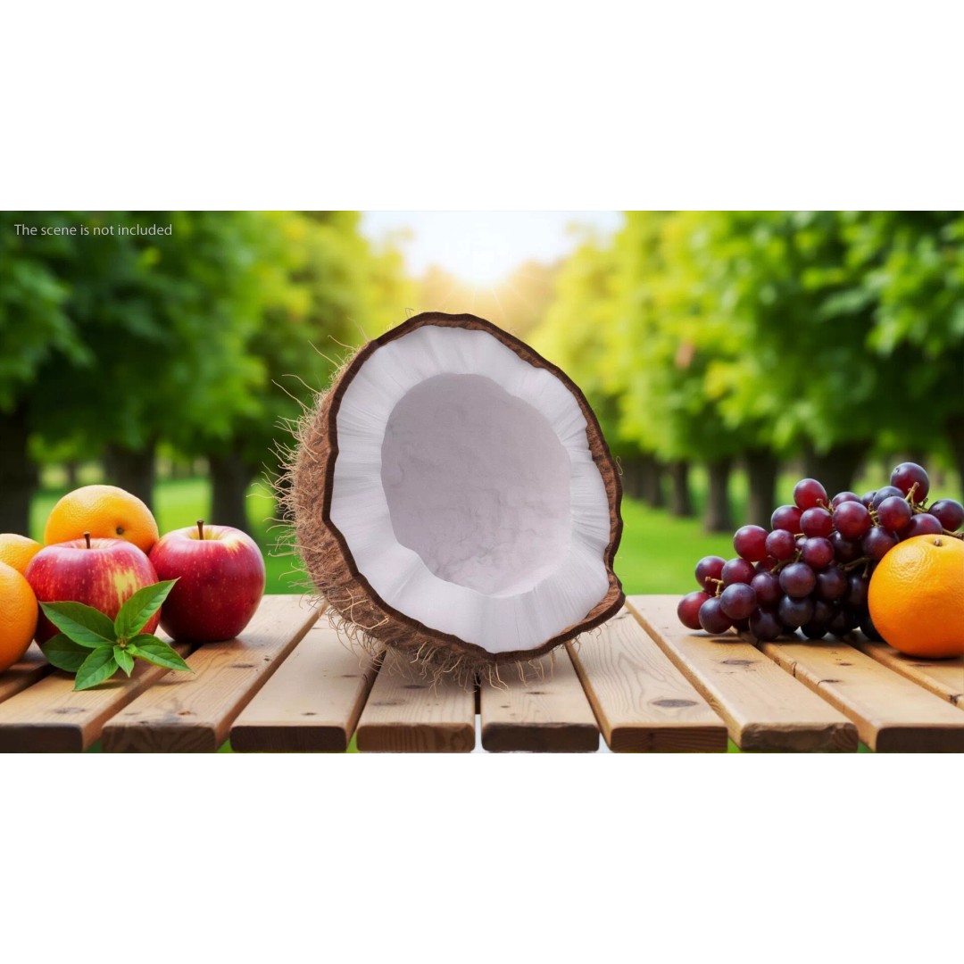 Coconut Half Fur 3D Model – PBR Textured, Game-Ready Asset - View 4