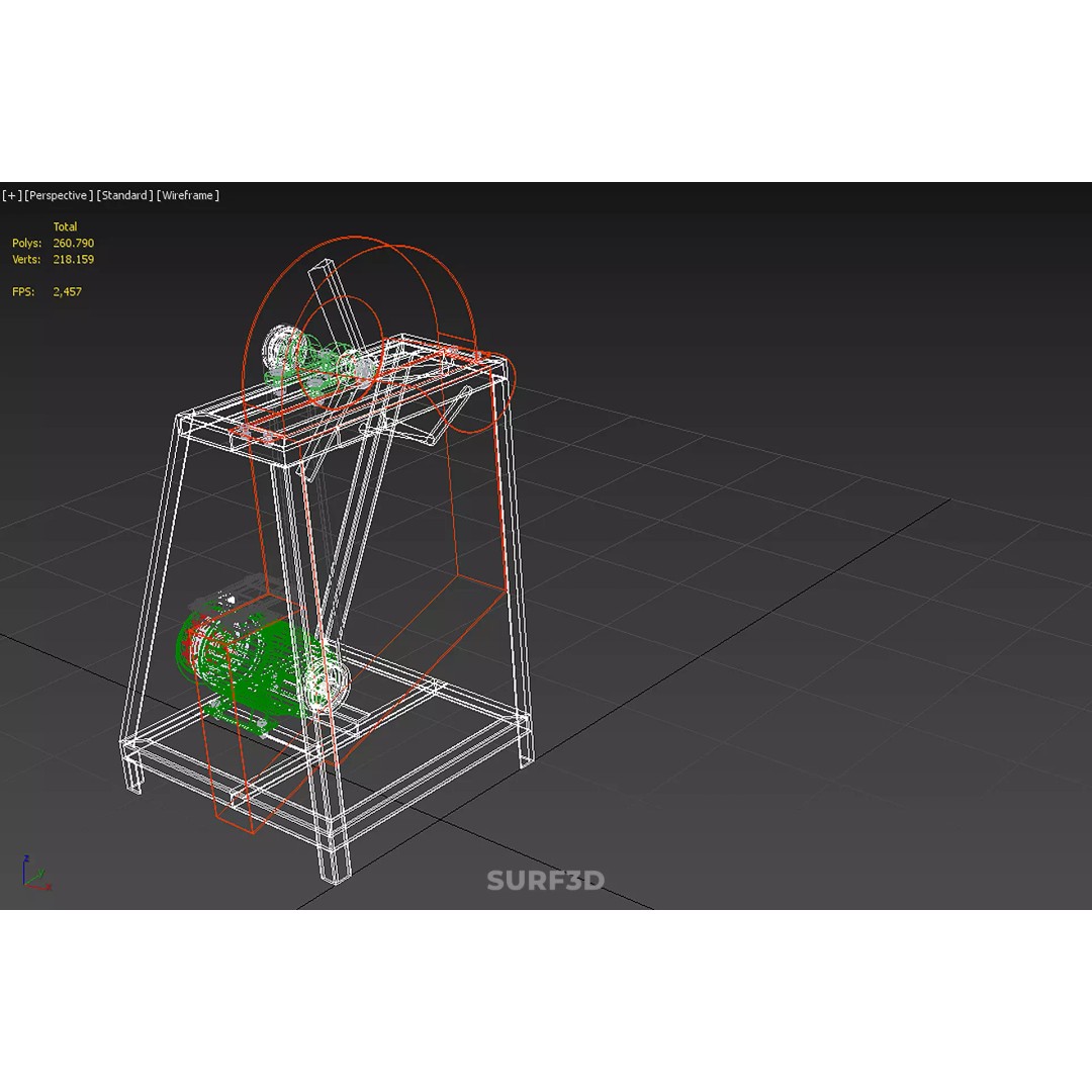 Fruit Vegetable Mill Slicer 3D Model – High-Quality Commercial Equipment - View 29