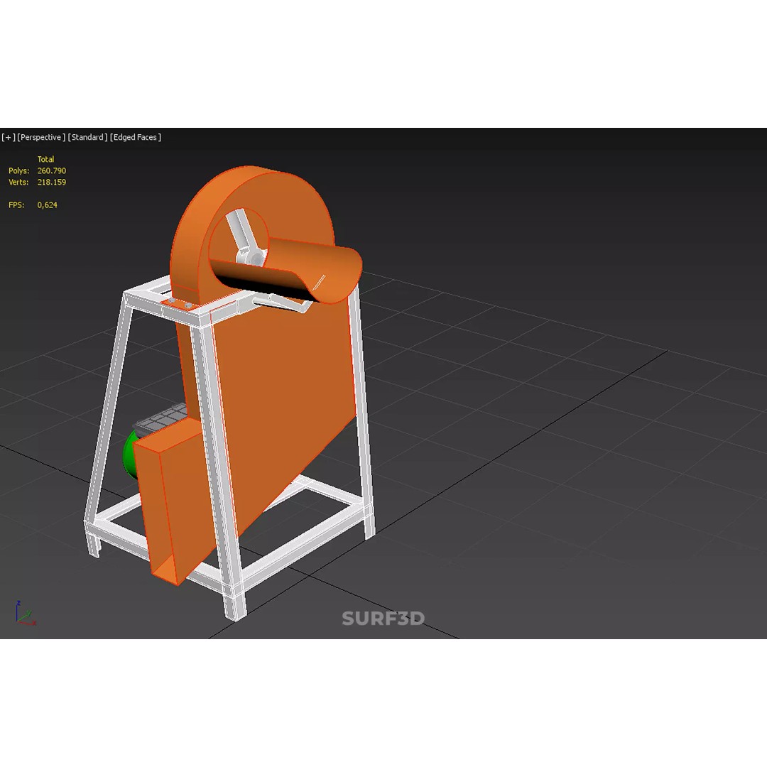Fruit Vegetable Mill Slicer 3D Model – High-Quality Commercial Equipment - View 30
