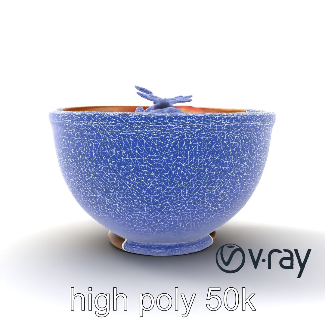 Traditional Ramen Bowl 3D Model – Low Poly Culinary Asset, FBX - View 14