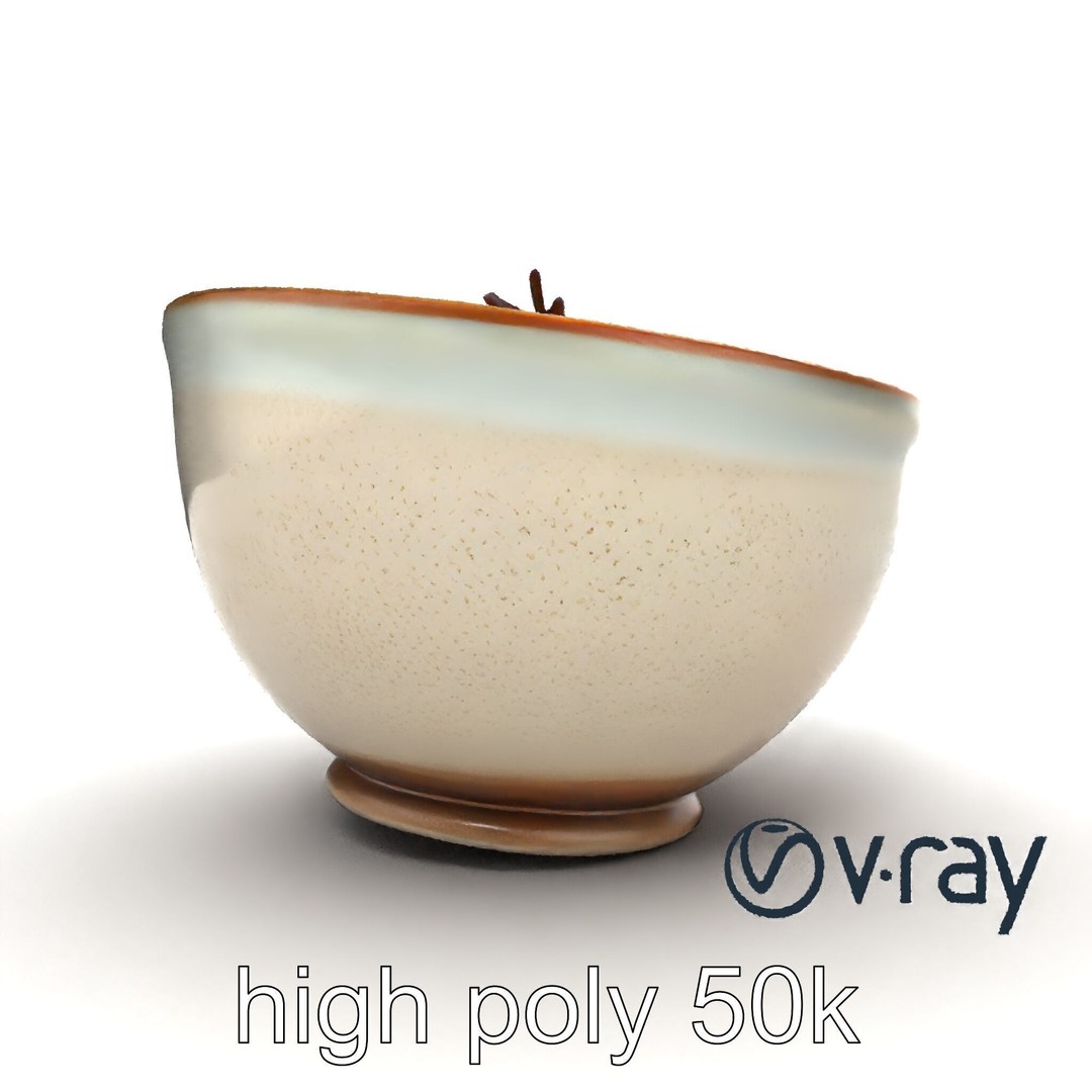 Traditional Ramen Bowl 3D Model – Low Poly Culinary Asset, FBX - View 15
