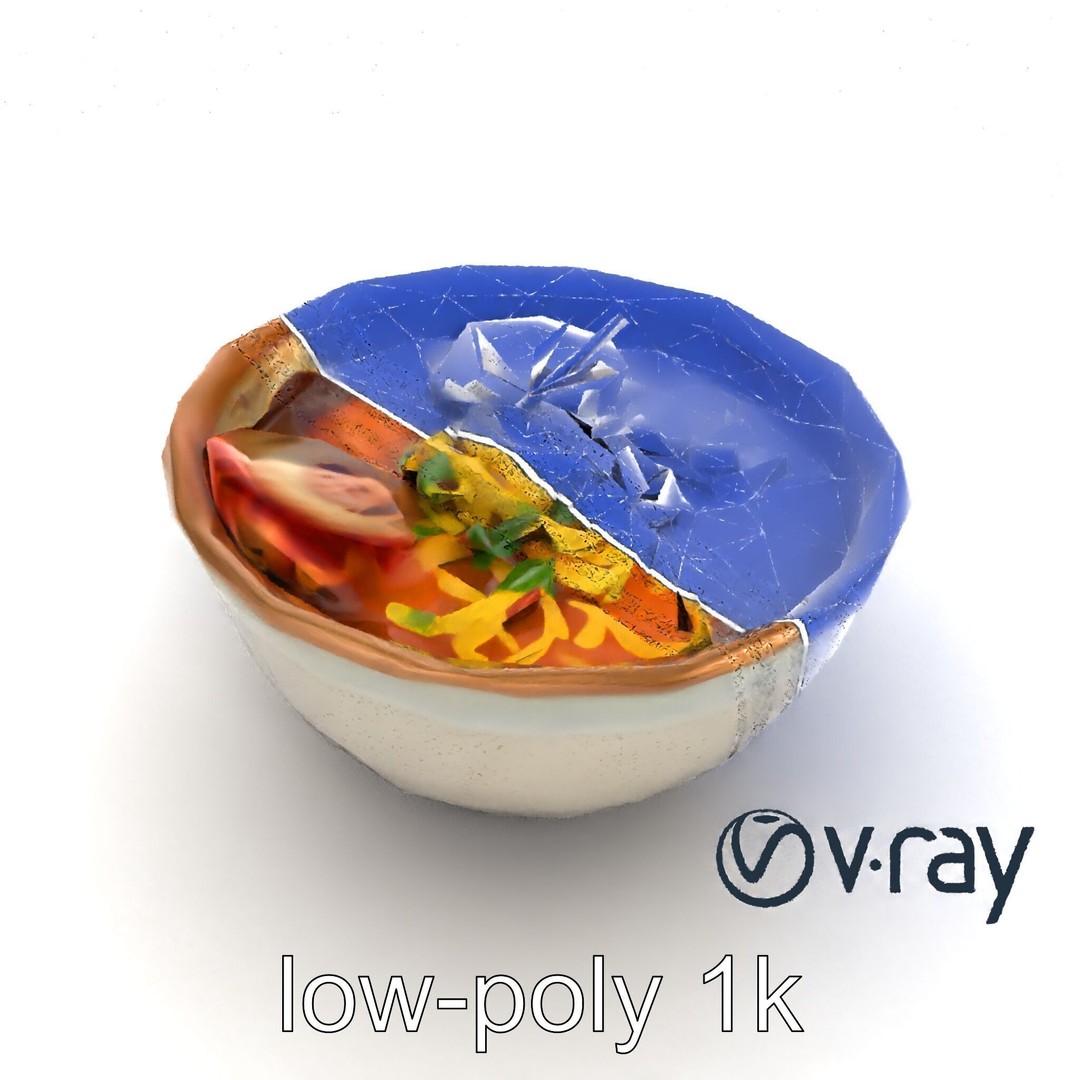 Traditional Ramen Bowl 3D Model – Low Poly Culinary Asset, FBX - View 16