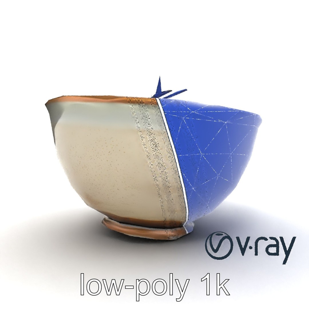 Traditional Ramen Bowl 3D Model – Low Poly Culinary Asset, FBX - View 21