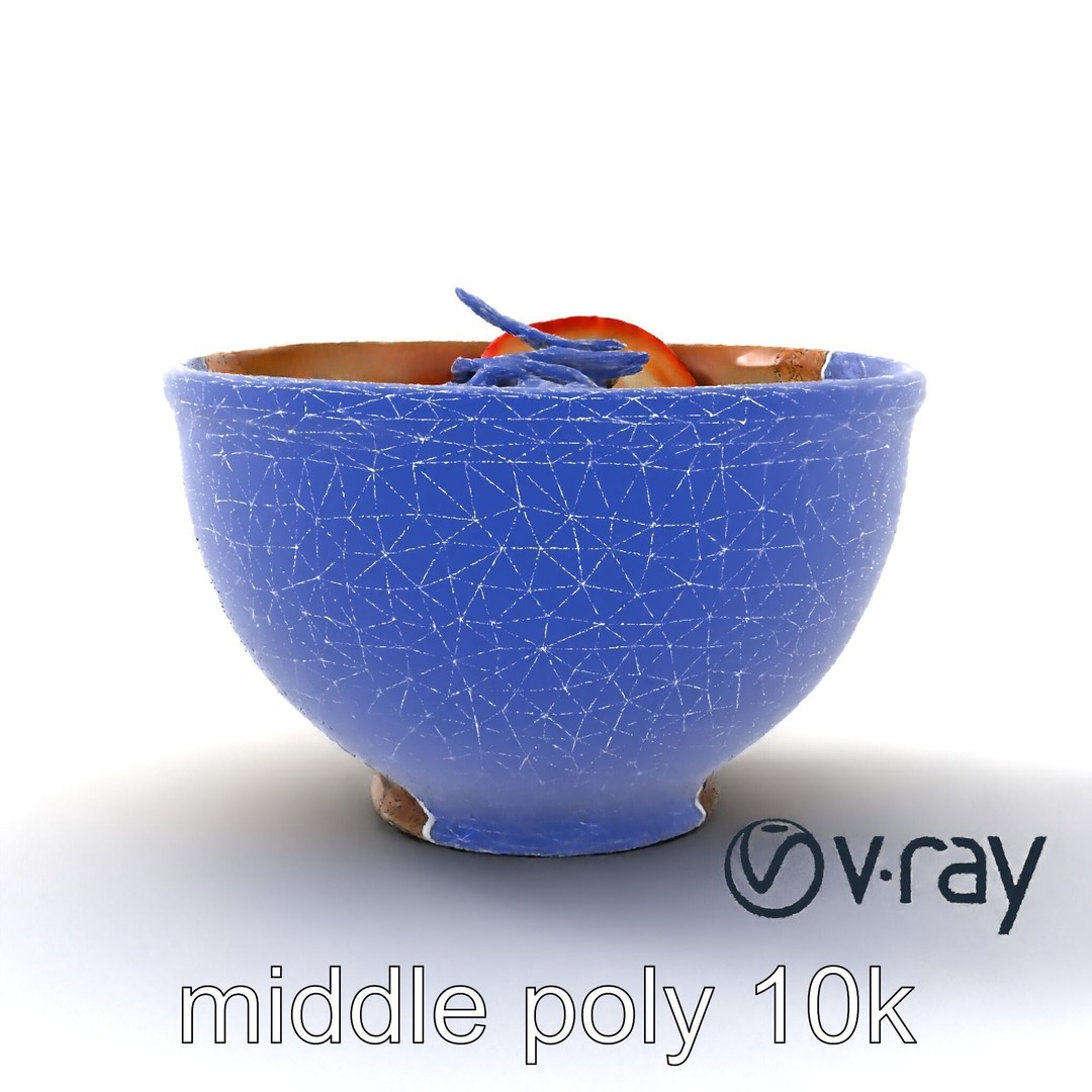 Traditional Ramen Bowl 3D Model – Low Poly Culinary Asset, FBX - View 25