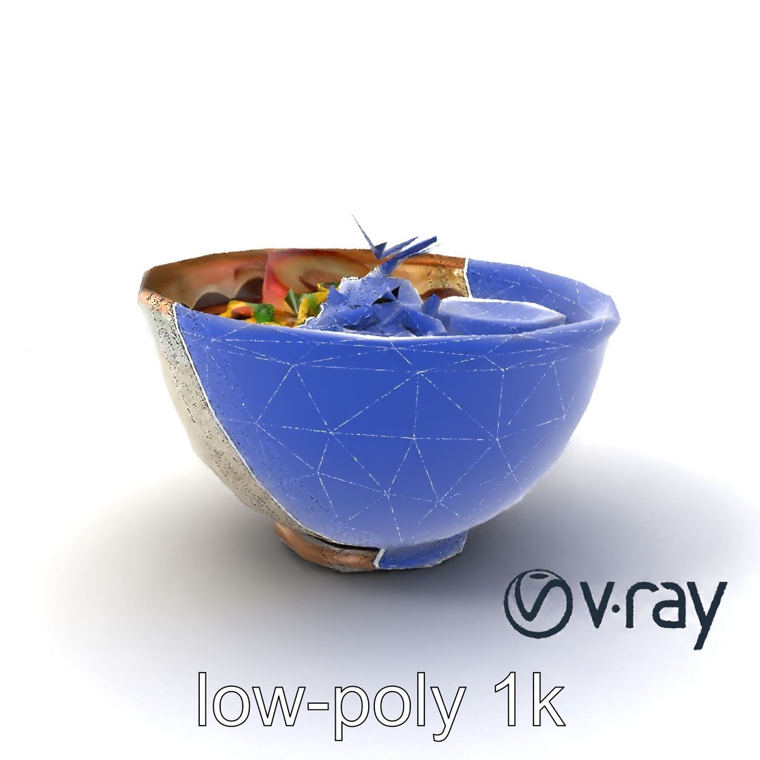 Traditional Ramen Bowl 3D Model – Low Poly Culinary Asset, FBX - View 8