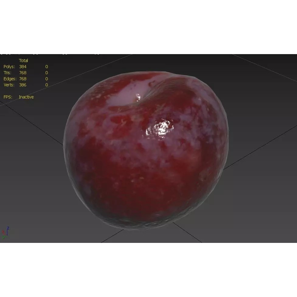 Plum M05 3D Model – Low Poly Game Asset, FBX, PBR Textures - View 4