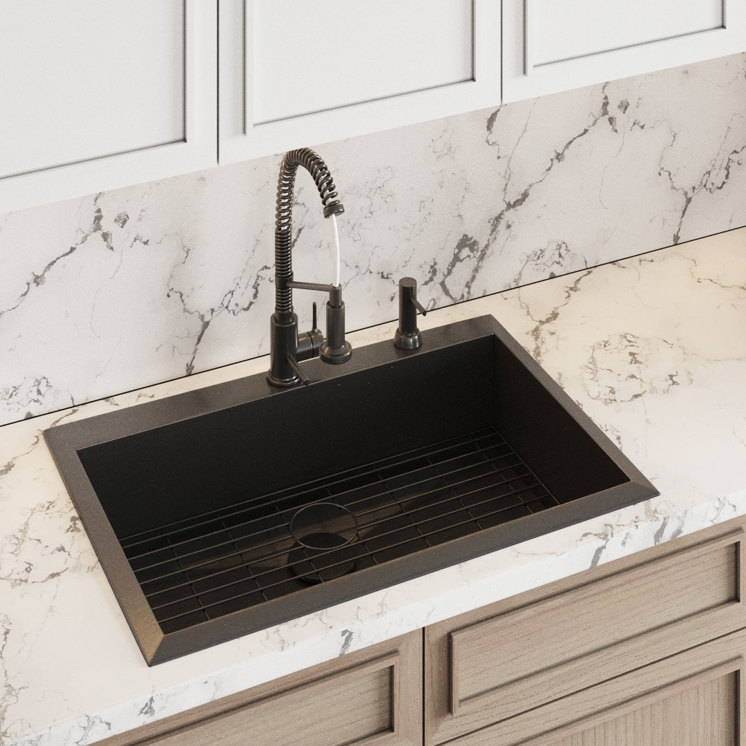 Modern Kitchen 3D Model – High Poly Interior Design, FBX, OBJ - View 6