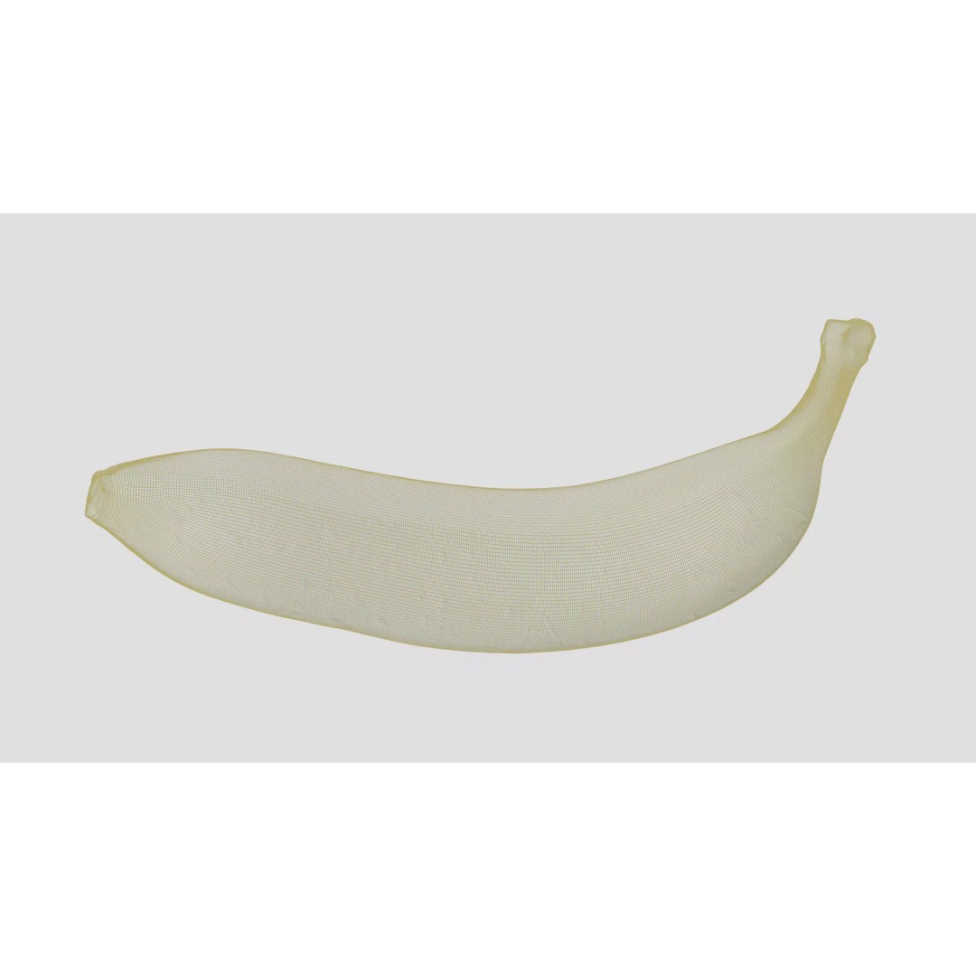 Realistic Banana 3D Model – Low Poly Game Asset, FBX & OBJ Formats - View 6