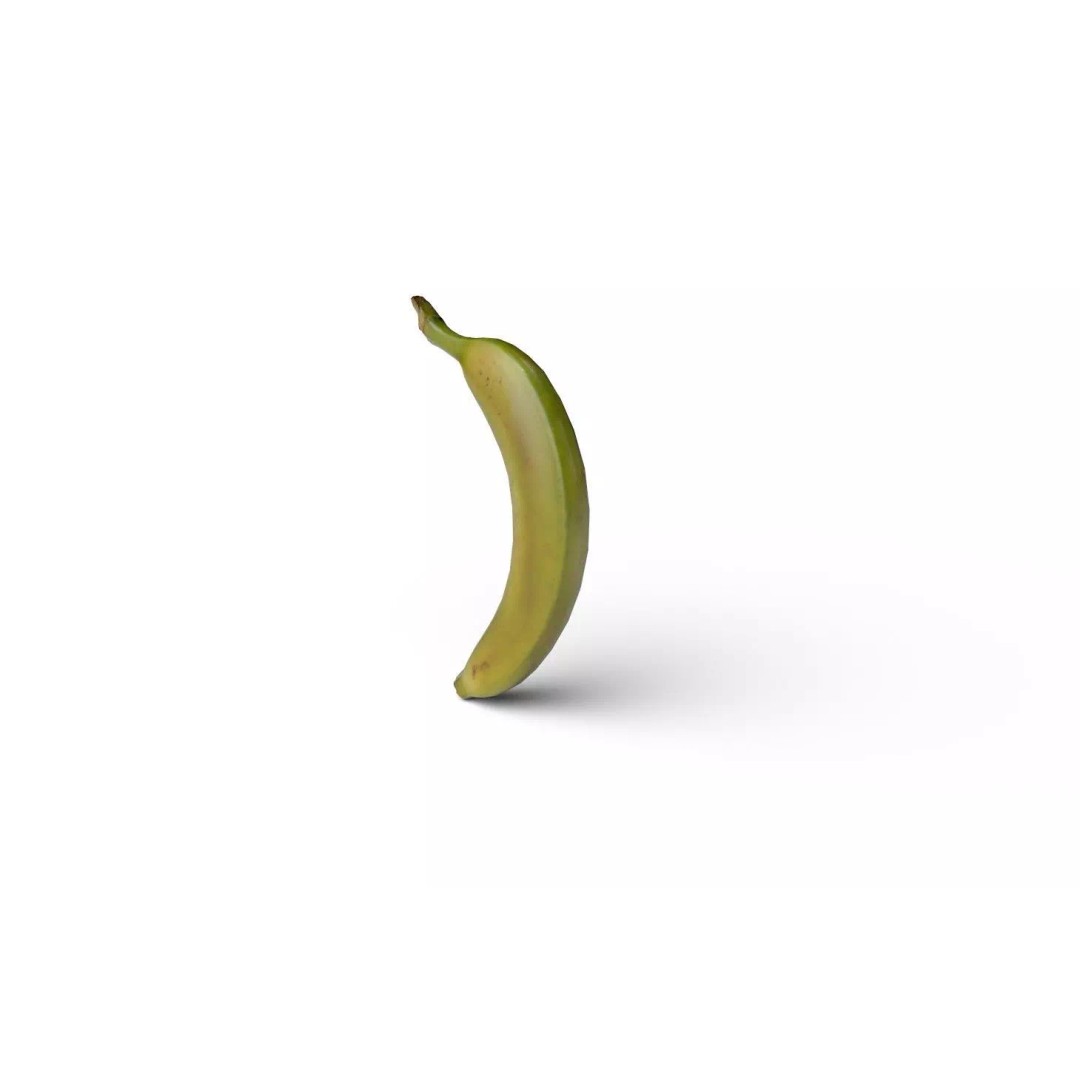 Banana 3D Model – Low Poly Game Asset, FBX, PBR Textures - View 6