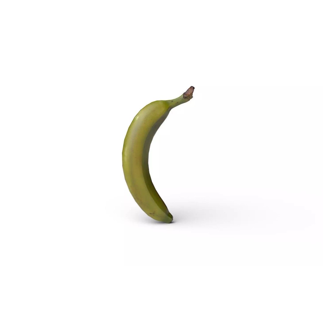 Banana 3D Model – Low Poly Game Asset, FBX, PBR Textures - View 7