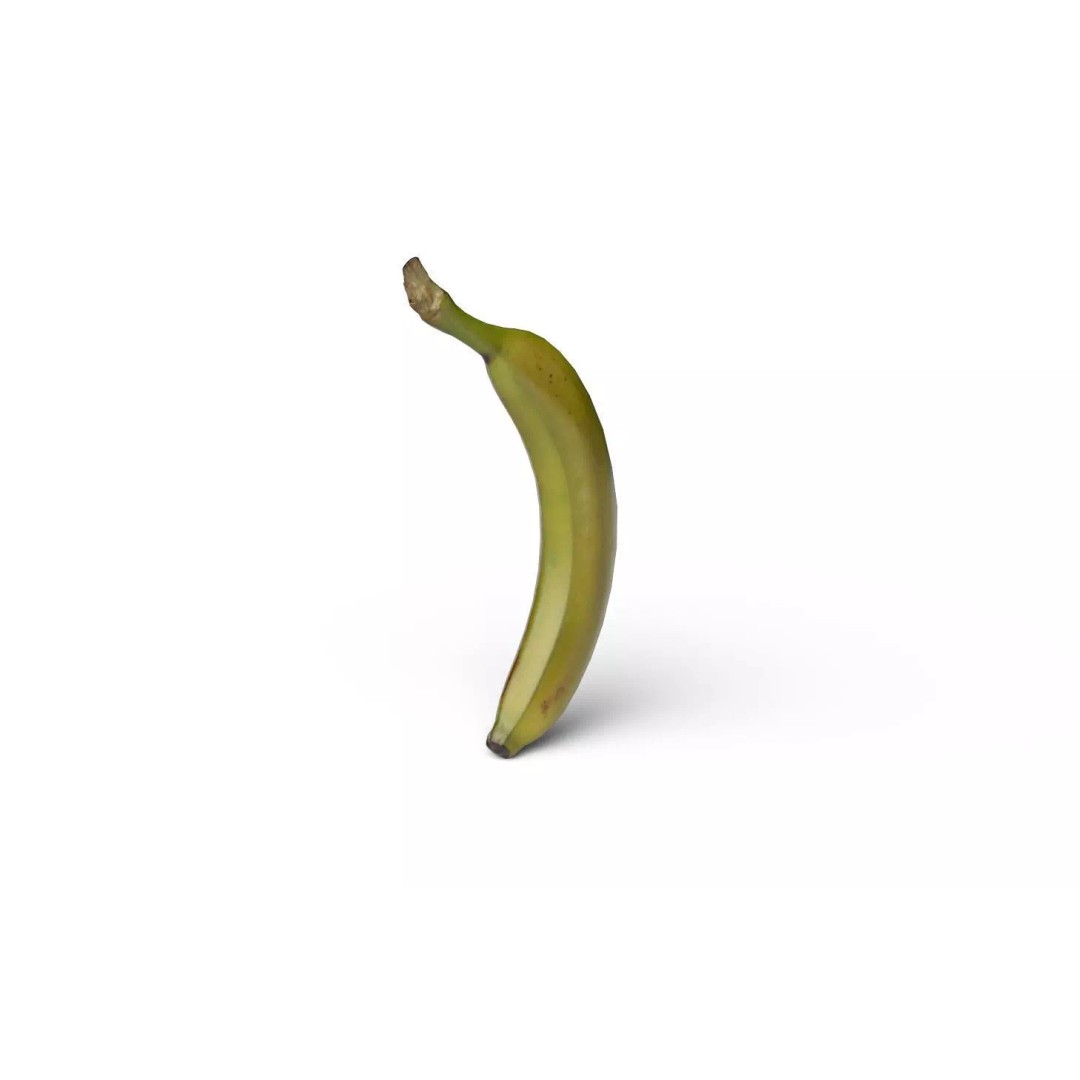 Banana 3D Model – Low Poly Game Asset, FBX, PBR Textures - View 8