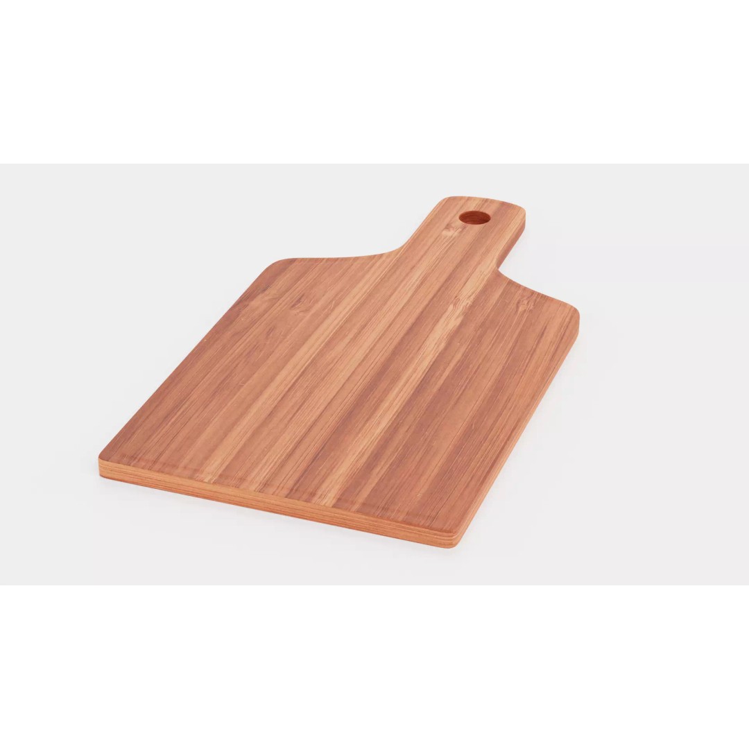 Bamboo Cooking Boards 3D Model – Low Poly Kitchenware Set, FBX - View 12
