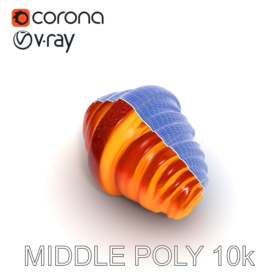 Realistic Croissant 3D Model – Low Poly PBR Asset, FBX - View 12