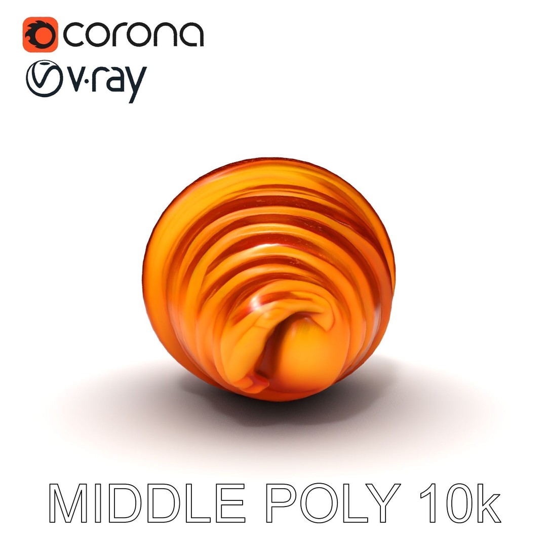 Realistic Croissant 3D Model – Low Poly PBR Asset, FBX - View 18