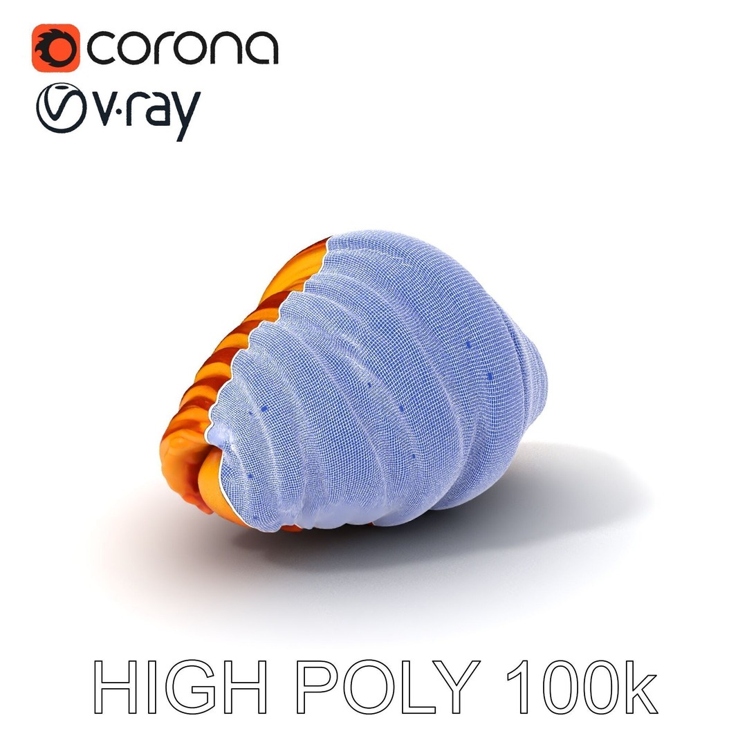 Realistic Croissant 3D Model – Low Poly PBR Asset, FBX - View 4