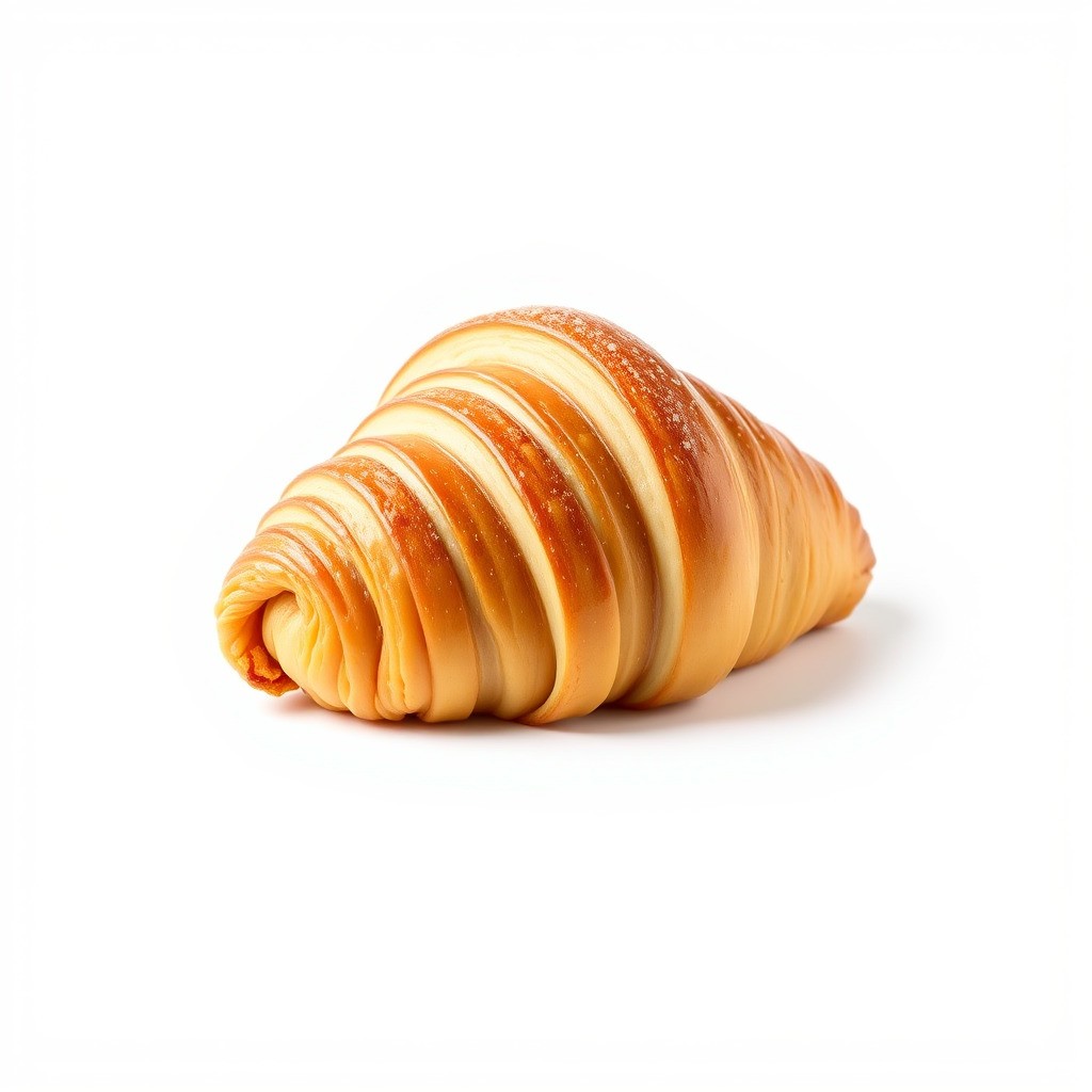 Realistic Croissant 3D Model – Low Poly PBR Asset, FBX - View 5