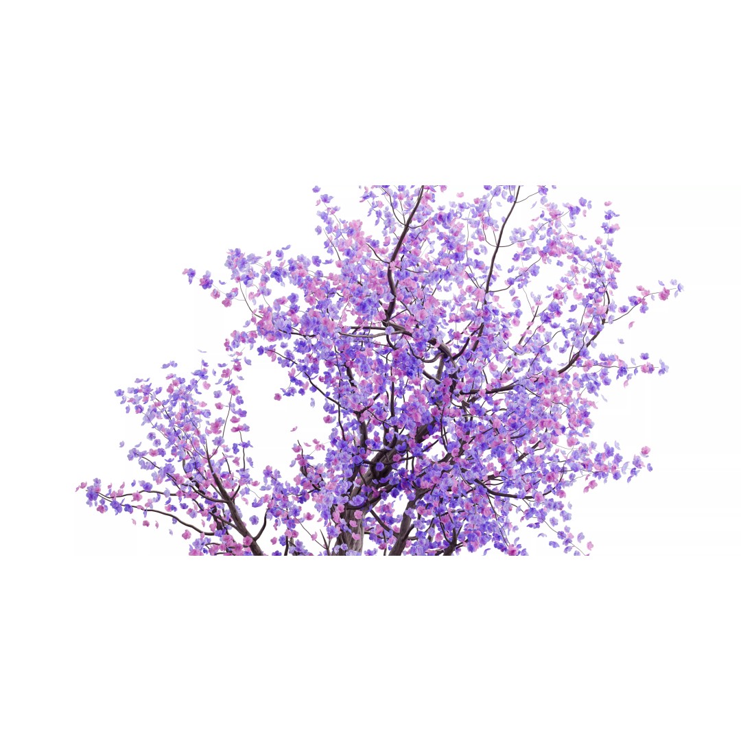 Flowering Fantasy Bonsai Tree 3D Model – PBR Textured Asset for Archviz