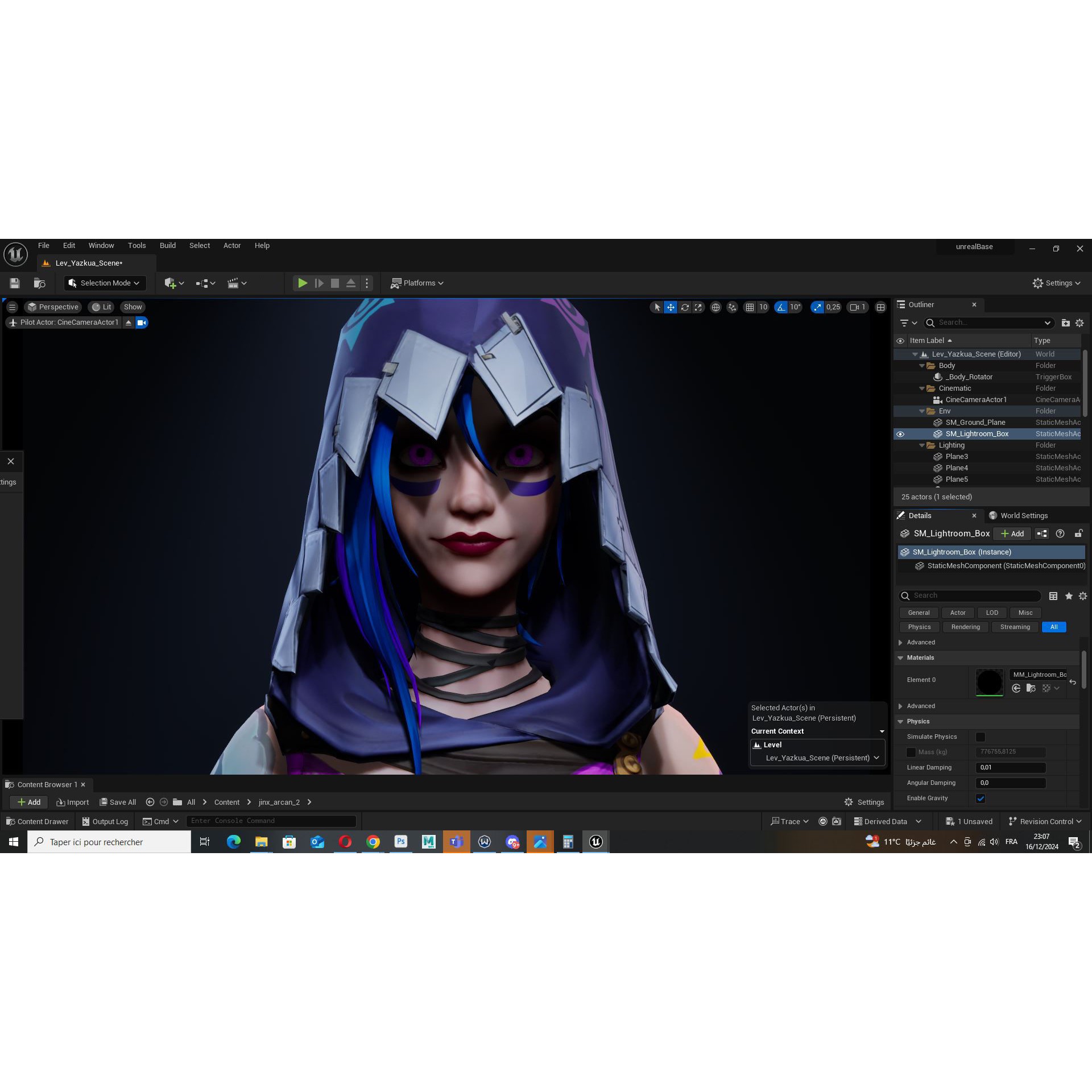 Arcane Prodigy Jinx - Low-Poly Game-Ready 3D Model - View 14