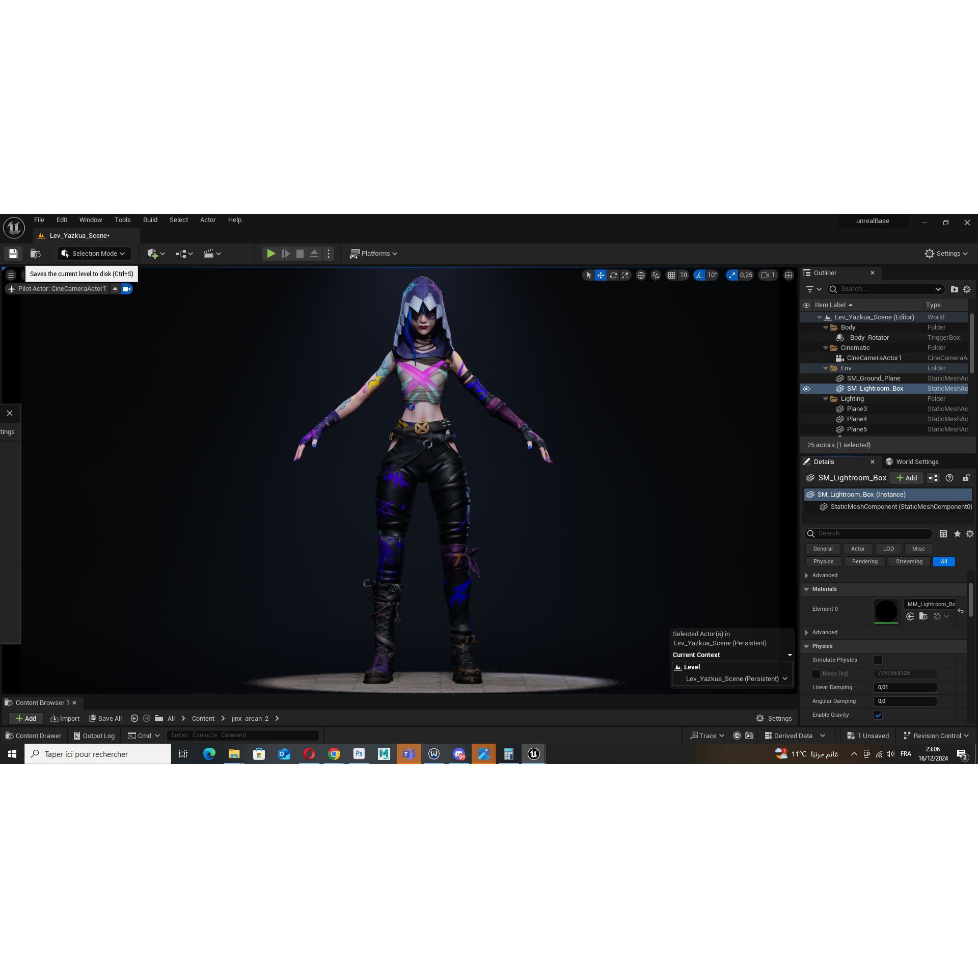 Arcane Prodigy Jinx - Low-Poly Game-Ready 3D Model - View 15