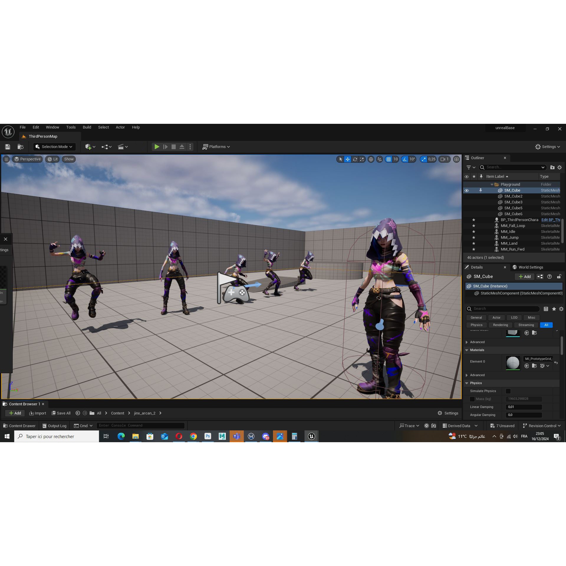 Arcane Prodigy Jinx - Low-Poly Game-Ready 3D Model - View 16