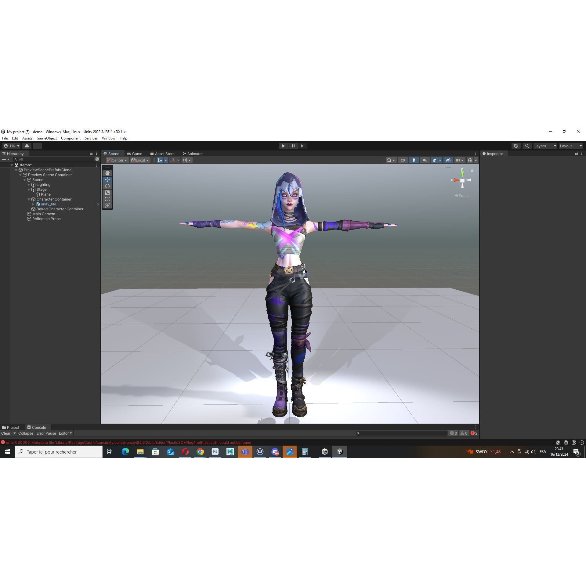 Arcane Prodigy Jinx - Low-Poly Game-Ready 3D Model - View 23