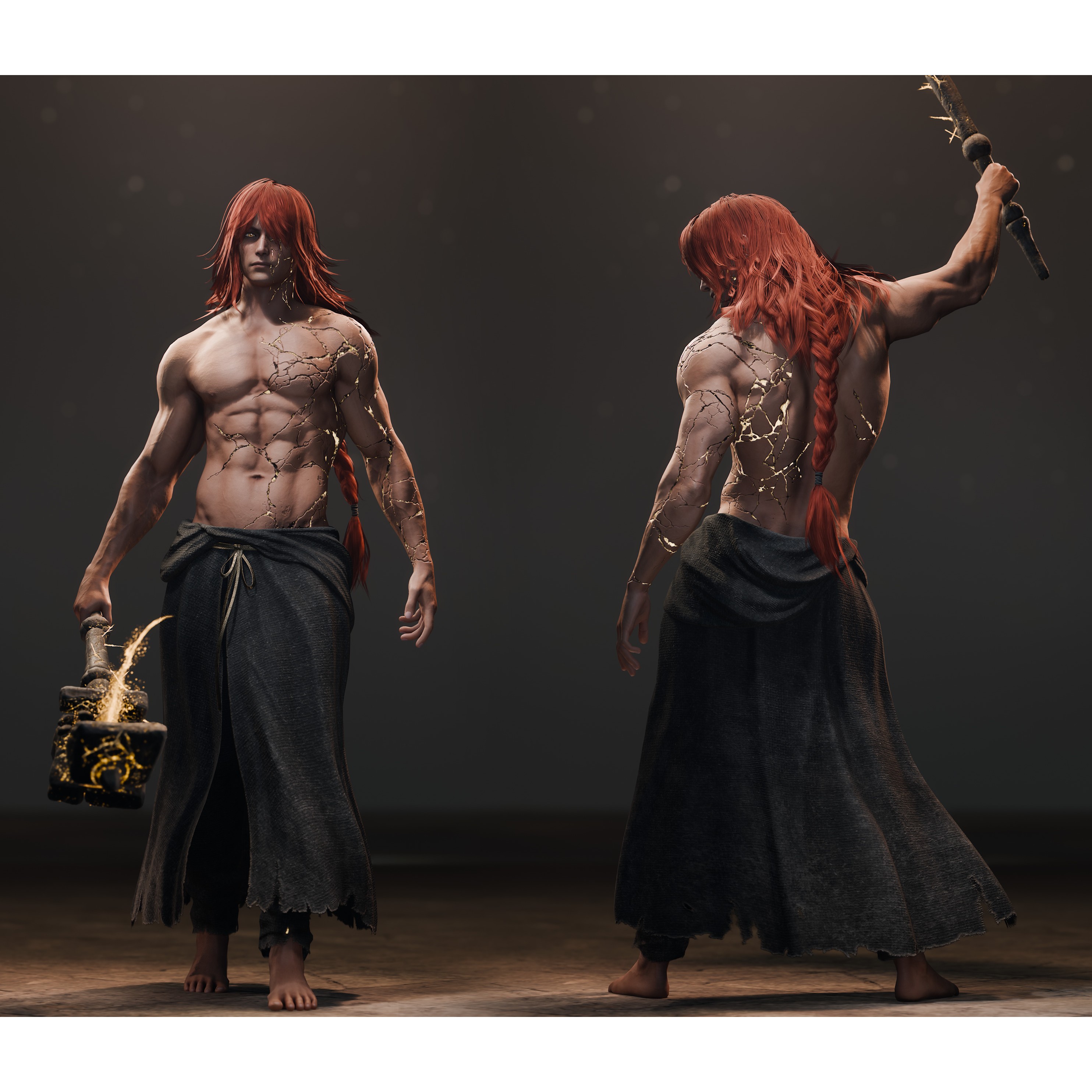 Radagon of the Golden Order - Low-Poly Game-Ready 3D Model - View 6