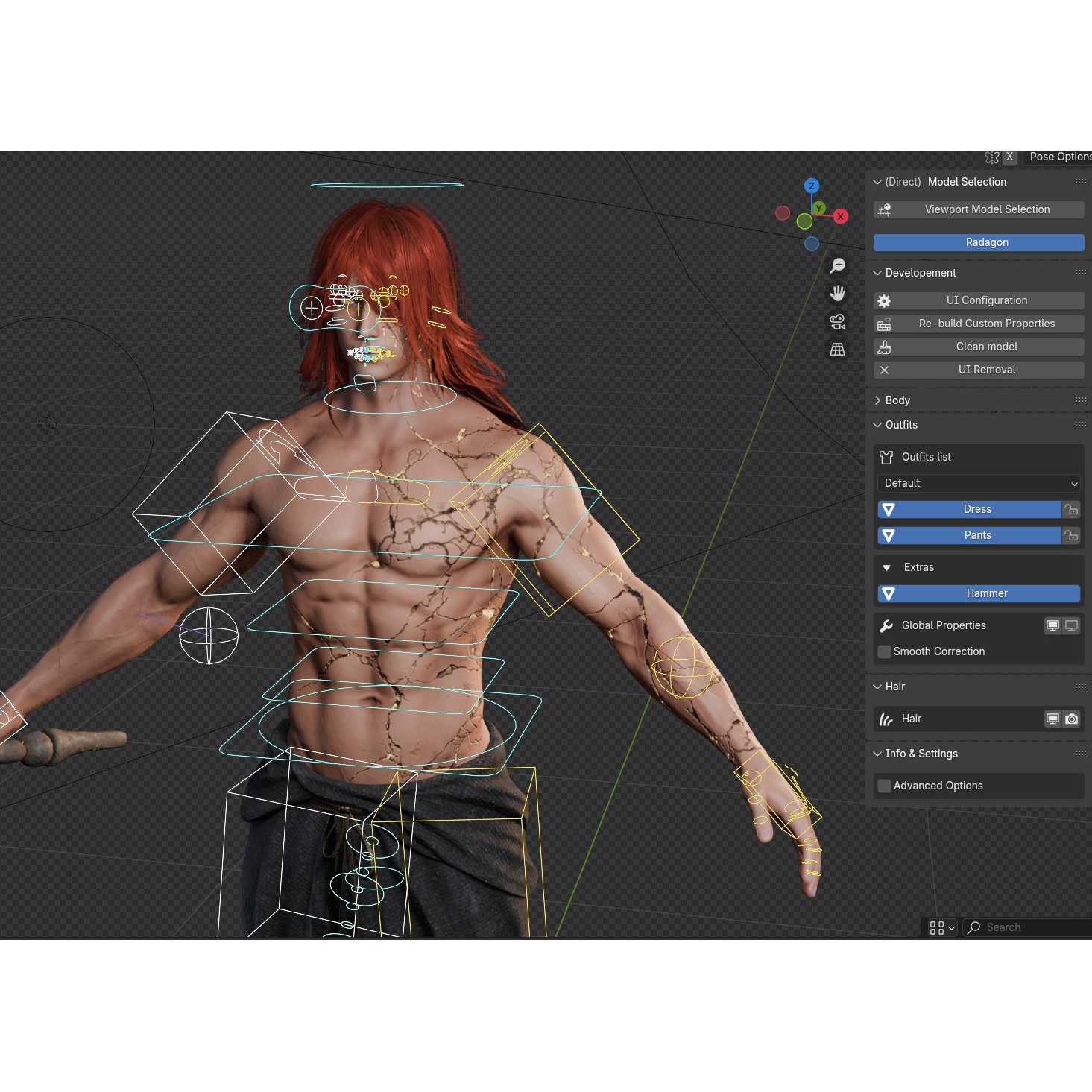 Radagon of the Golden Order - Low-Poly Game-Ready 3D Model - View 8