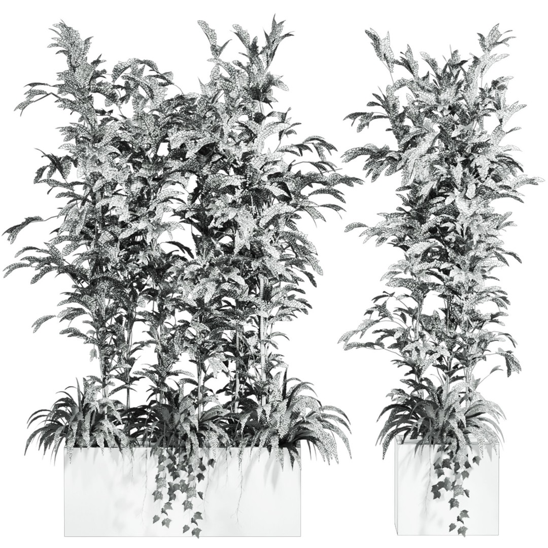 Pot Plant 3D Model – Realistic PBR Decor Asset, FBX