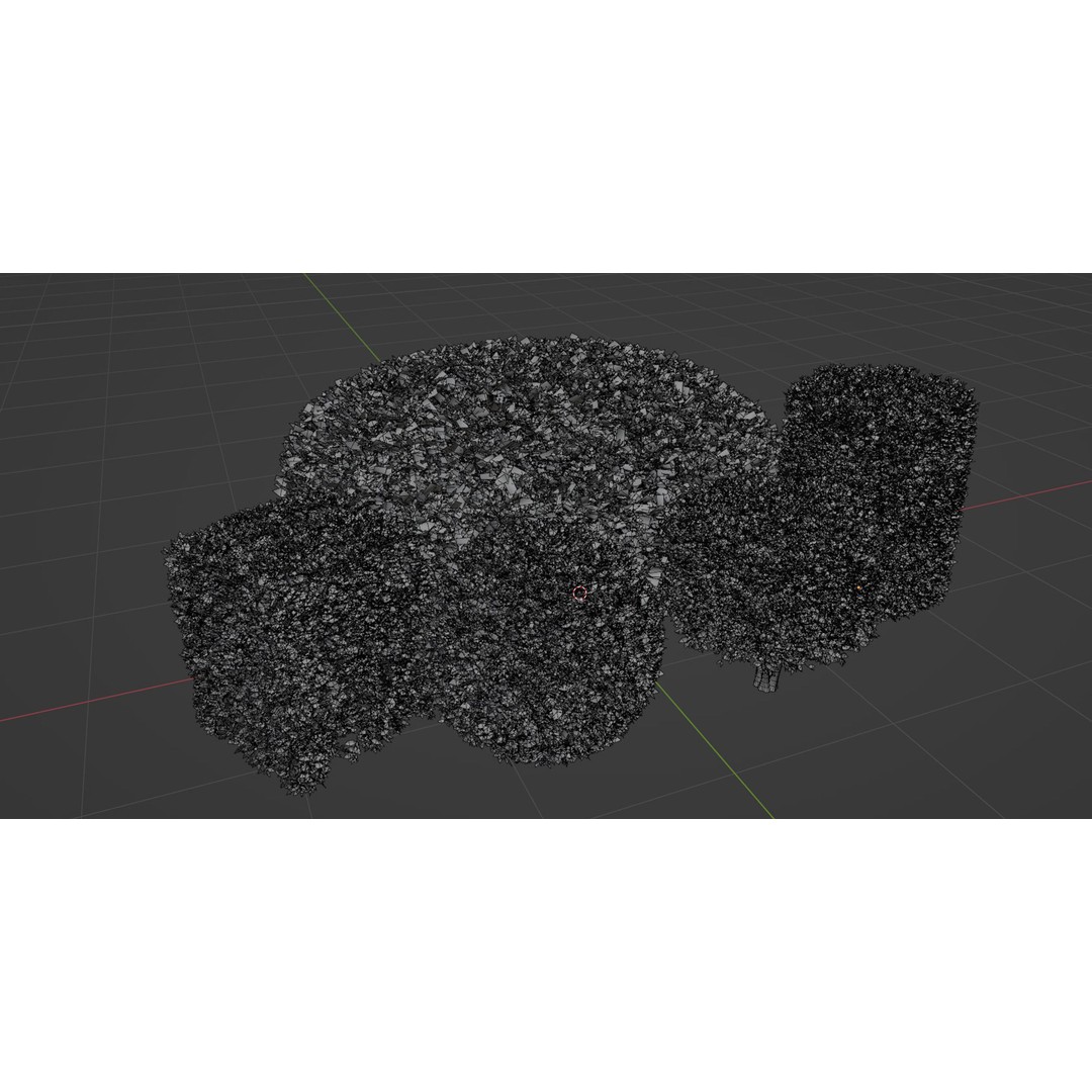 Bushes Collection 3D Model – PBR Low Poly Plants, Blender