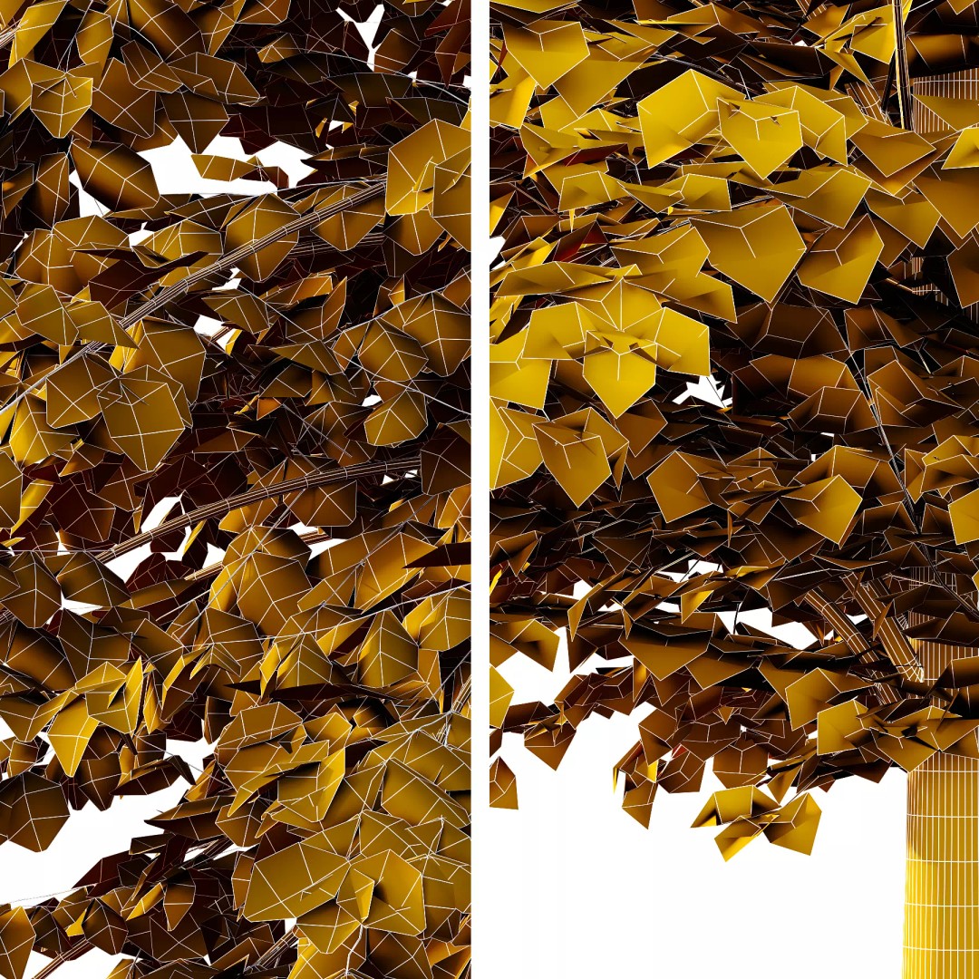 Tilia Platyphyllos Tree 3D Model – High Poly PBR Asset, FBX/OBJ