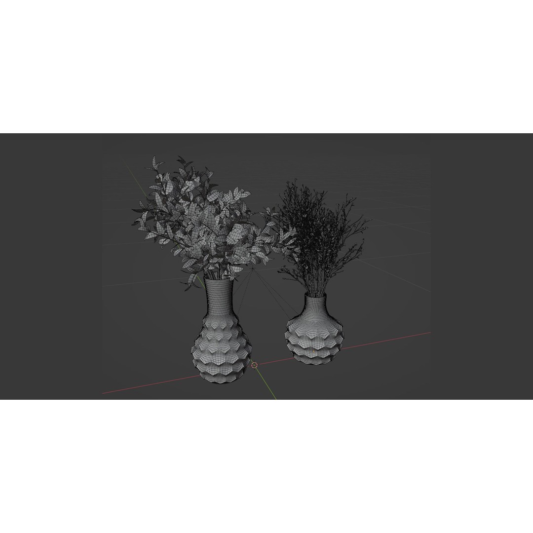 Decorative Plants 3D Model – Realistic Indoor & Outdoor Decor, Blender
