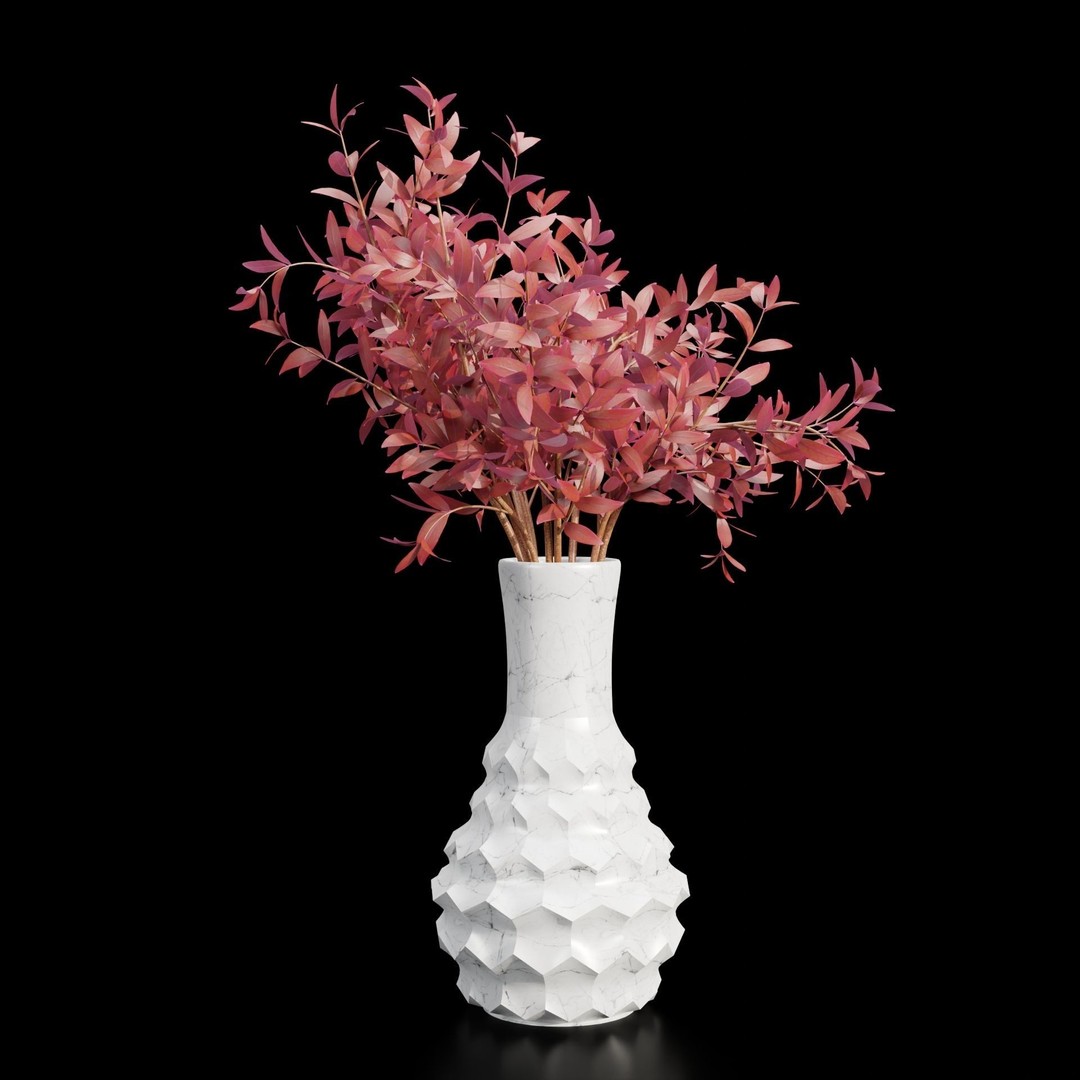 Decorative Plants 3D Model – Realistic Indoor & Outdoor Decor, Blender - View 3