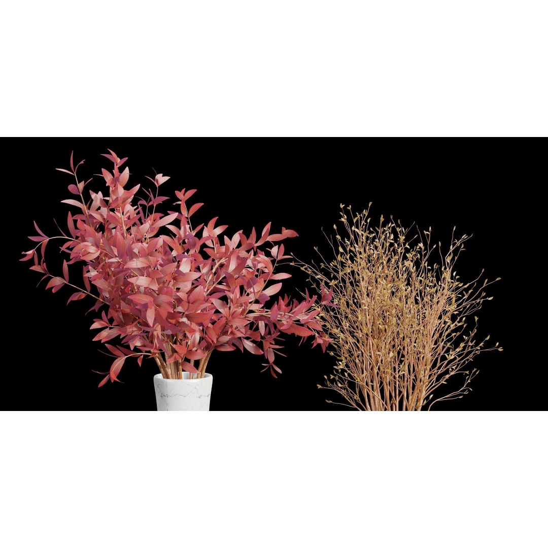 Decorative Plants 3D Model – Realistic Indoor & Outdoor Decor, Blender - View 5