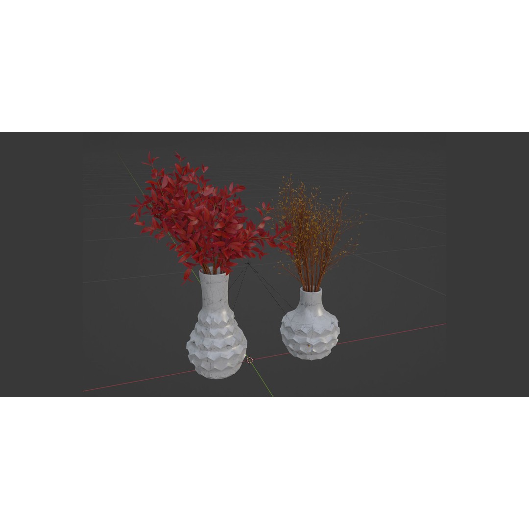 Decorative Plants 3D Model – Realistic Indoor & Outdoor Decor, Blender - View 6