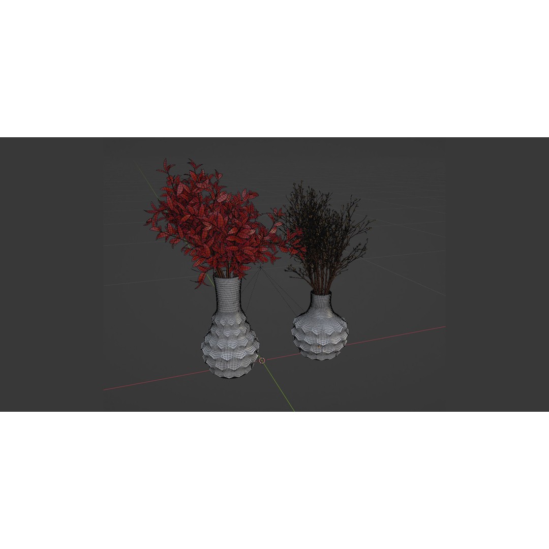 Decorative Plants 3D Model – Realistic Indoor & Outdoor Decor, Blender - View 7