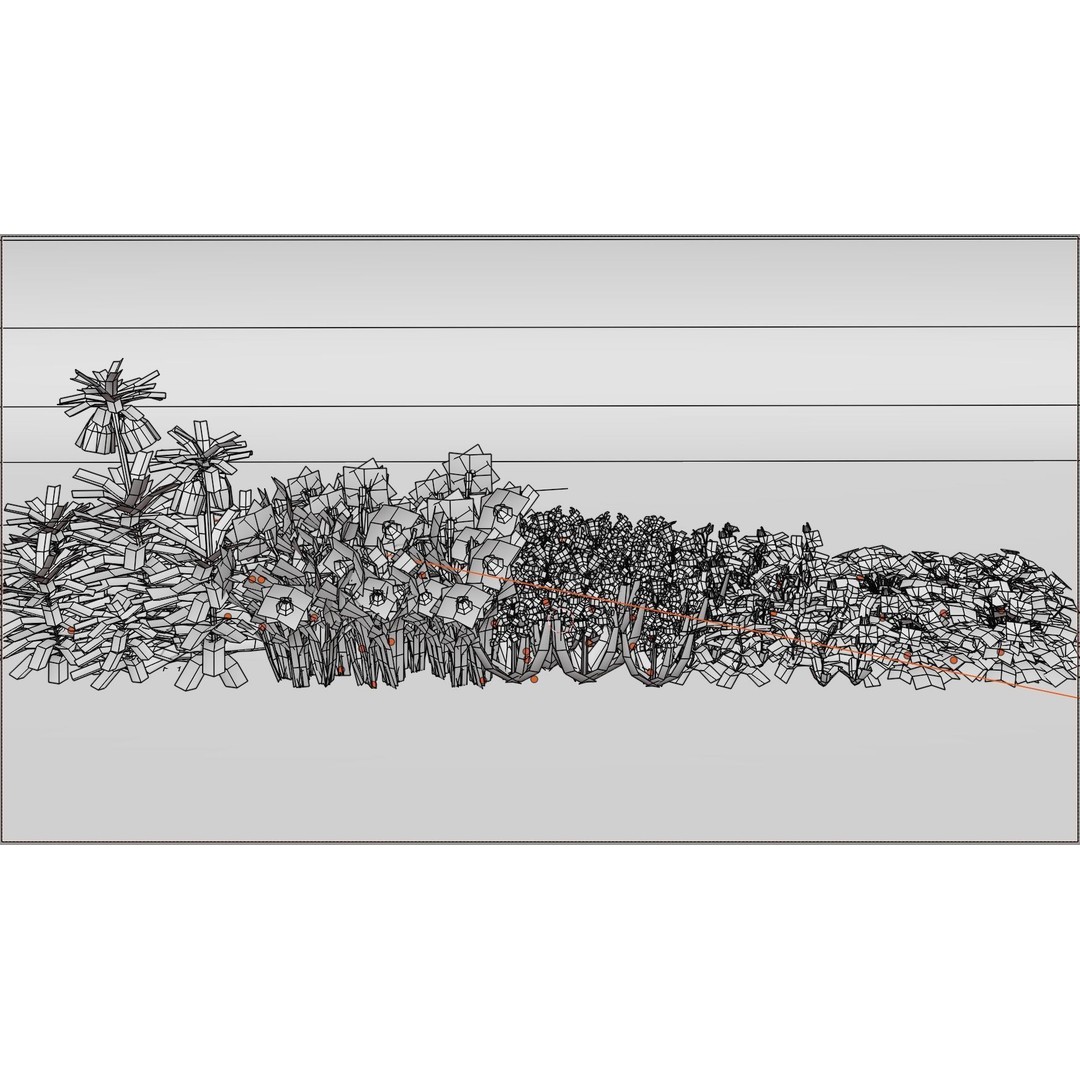 Spring Garden Flowers 3D Model – Low Poly Collection for Unity - View 4
