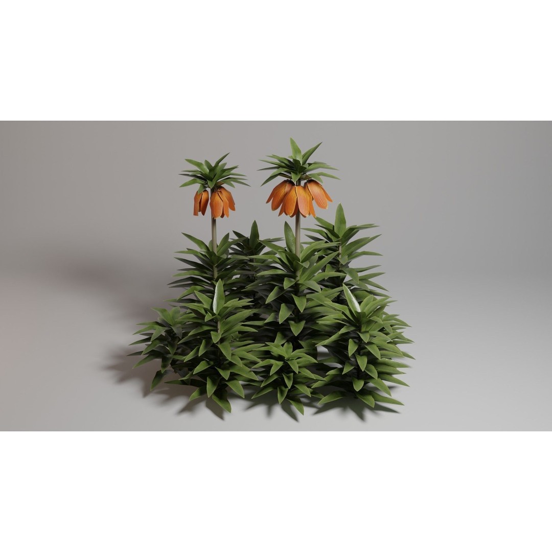 Spring Garden Flowers 3D Model – Low Poly Collection for Unity - View 8
