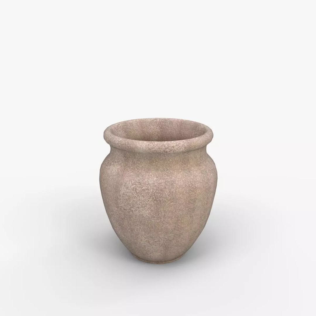 Azina Outdoor Planter 3D Model – High-Quality PBR Asset for Interior Use - View 13