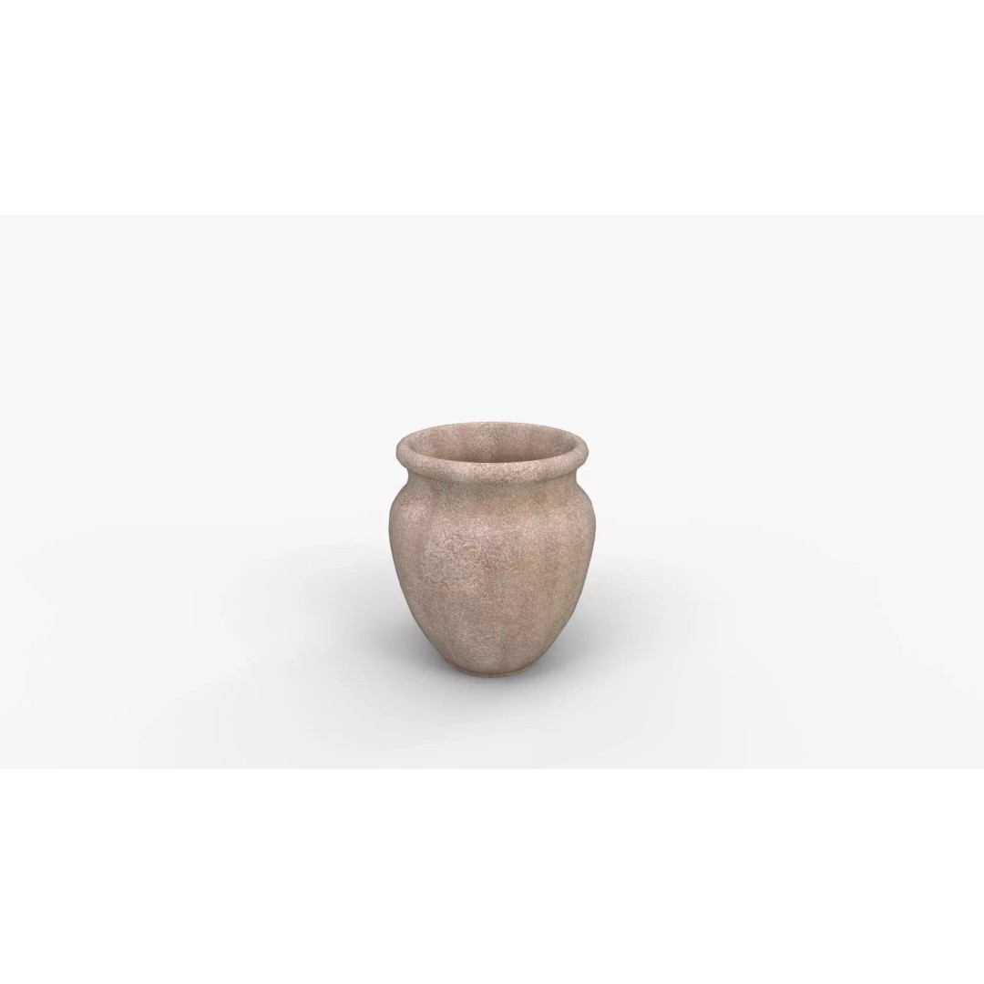 Azina Outdoor Planter 3D Model – High-Quality PBR Asset for Interior Use - View 2