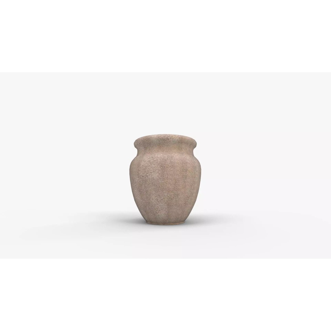 Azina Outdoor Planter 3D Model – High-Quality PBR Asset for Interior Use - View 3