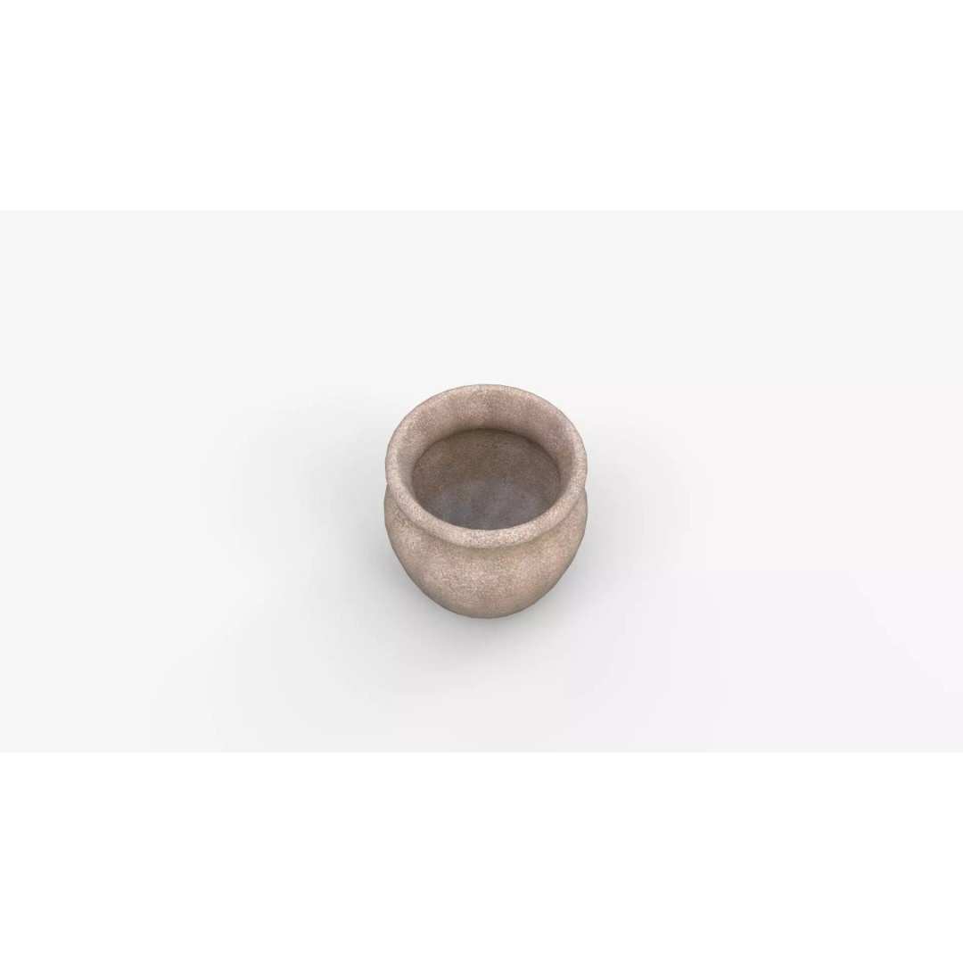 Azina Outdoor Planter 3D Model – High-Quality PBR Asset for Interior Use - View 9