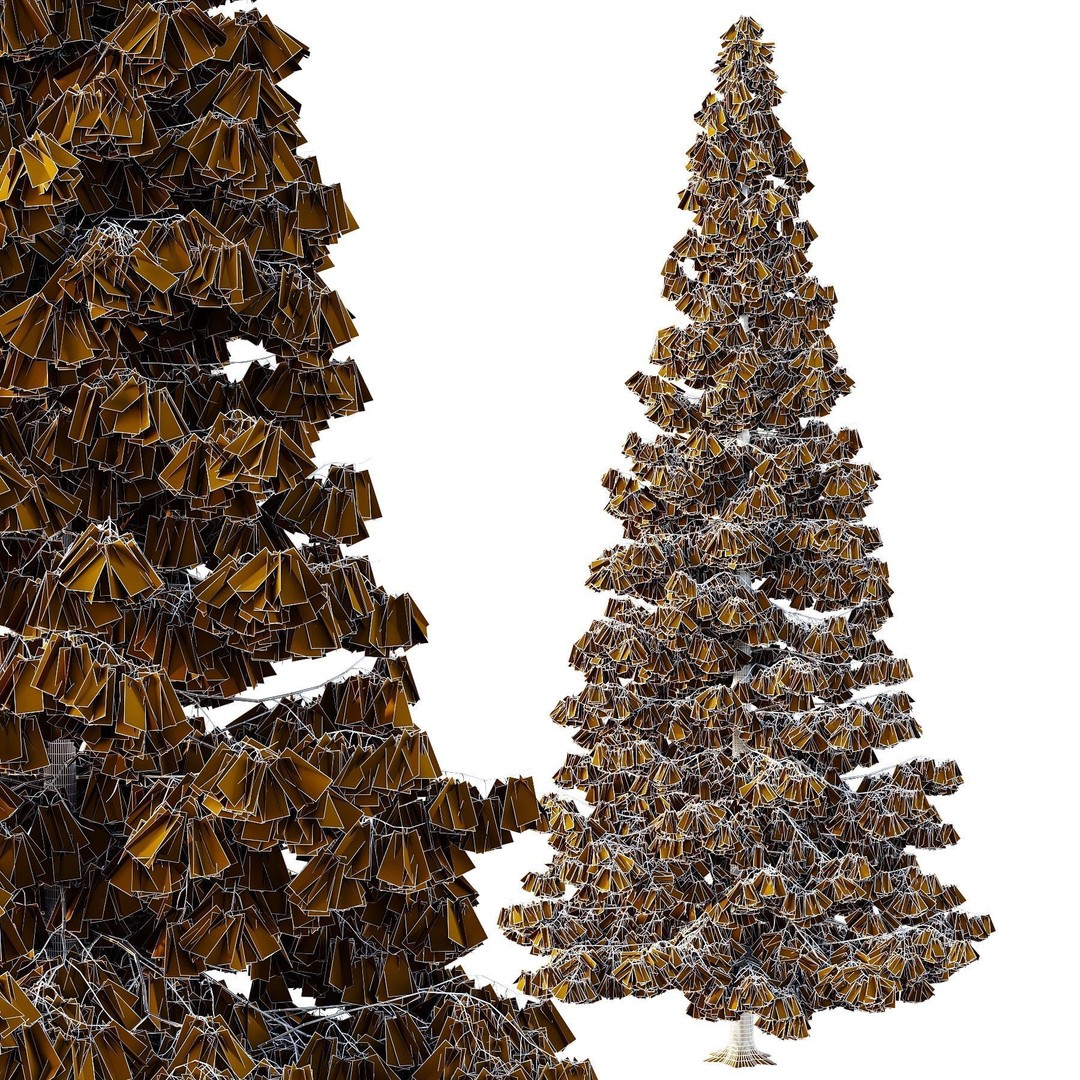 Spruce Tree 3D Model – High Poly Conifer with PBR Textures, FBX & OBJ