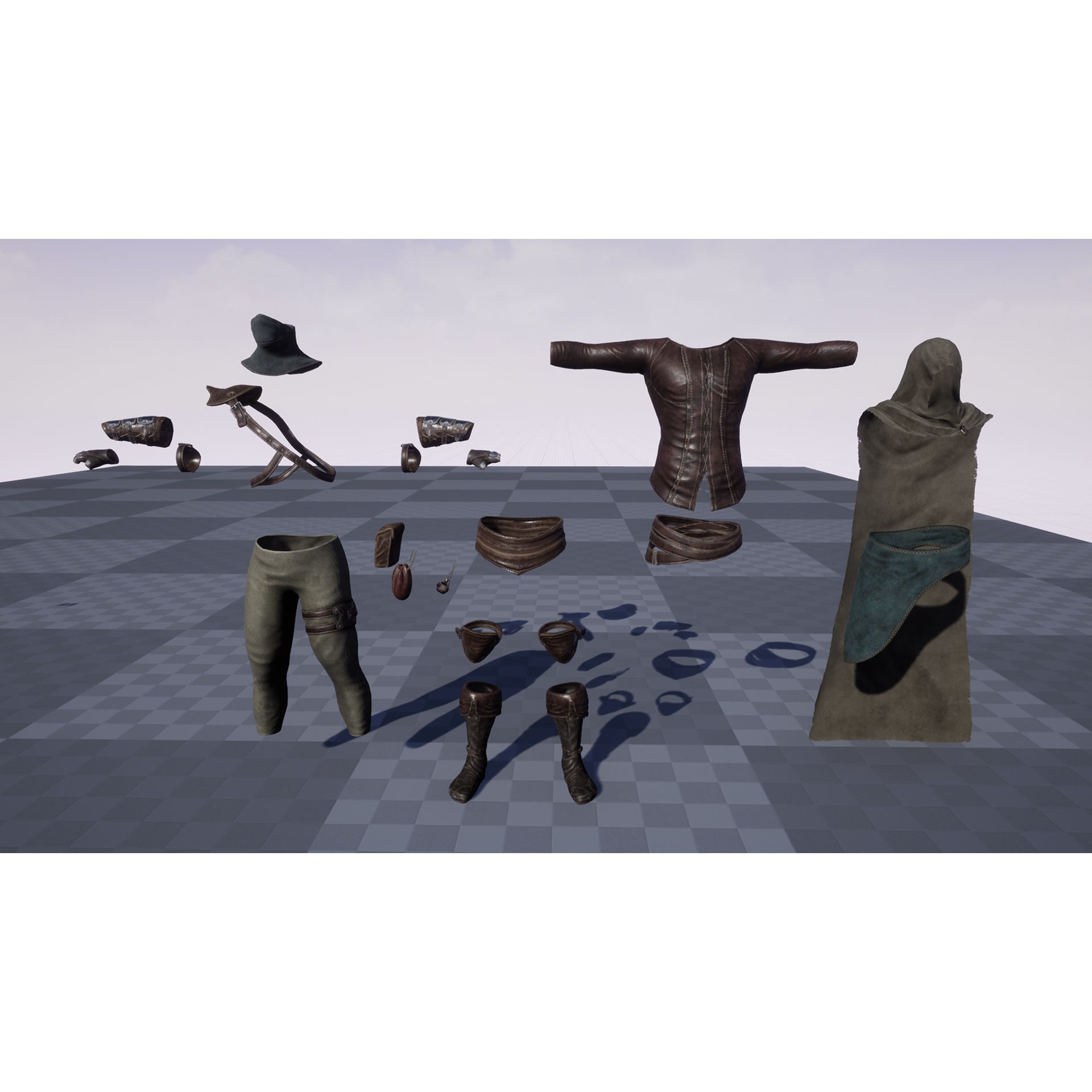 Assassin - Low-Poly Game-Ready 3D Model - View 19