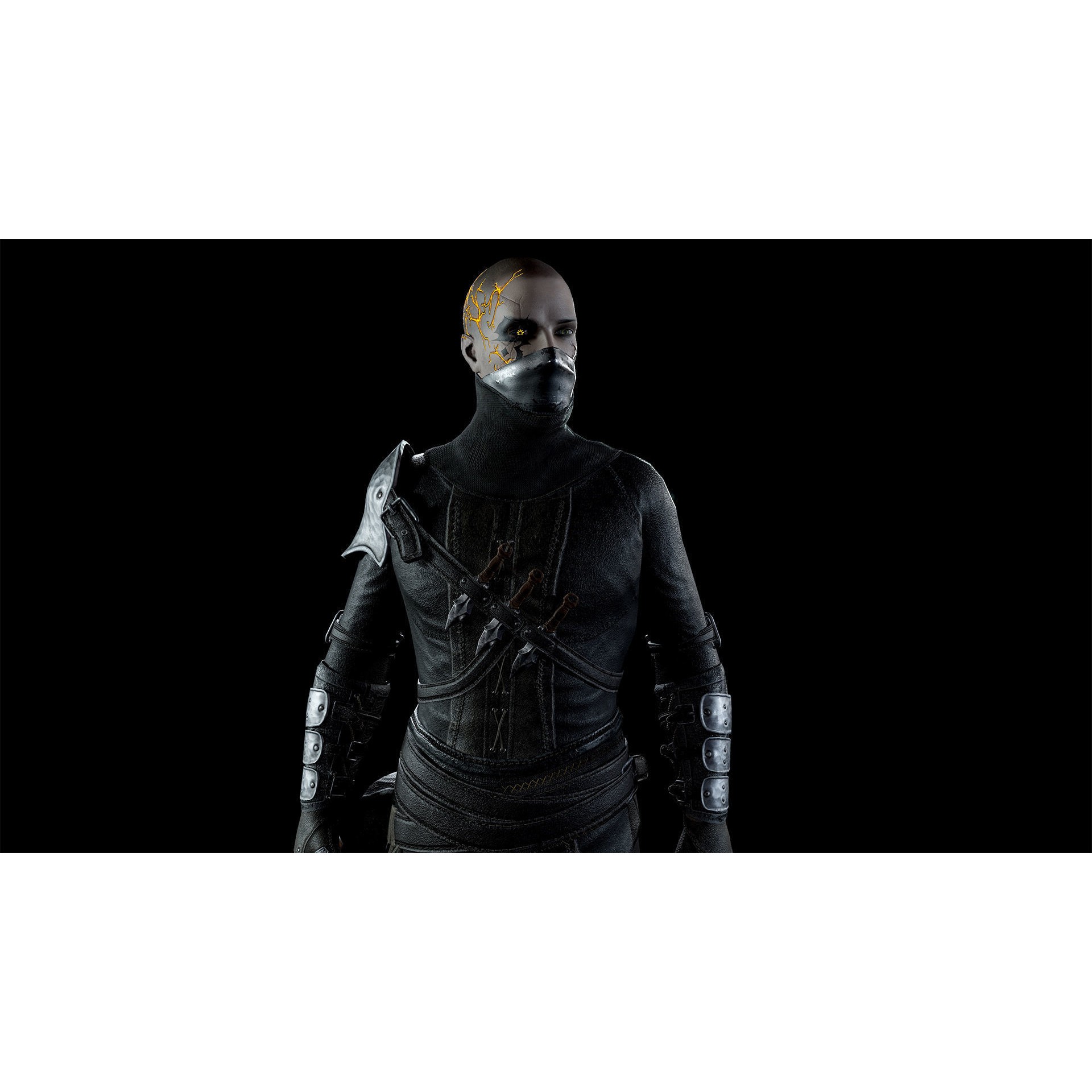 Assassin - Low-Poly Game-Ready 3D Model - View 8