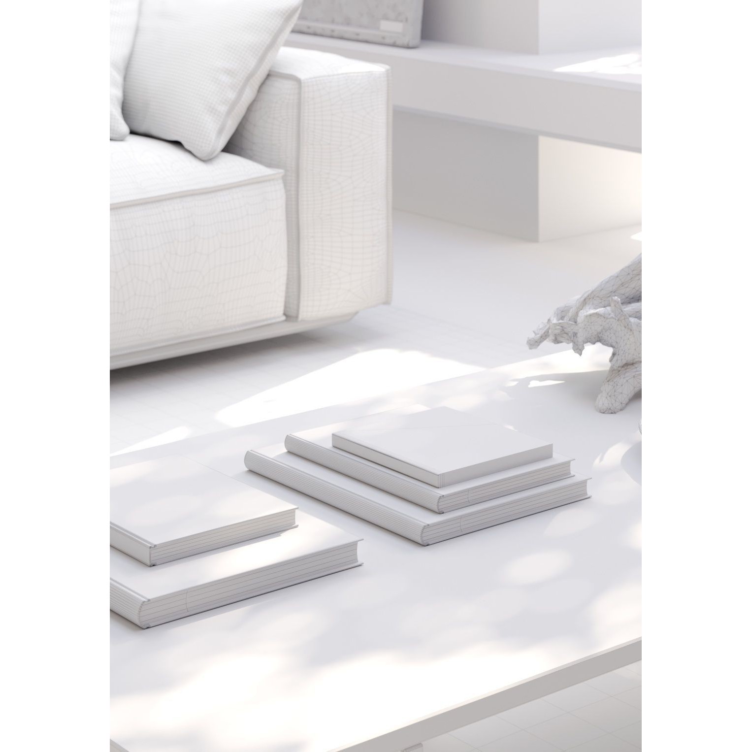 Virtual Location 001 - Cinema 4D Corona Scene 3D Model