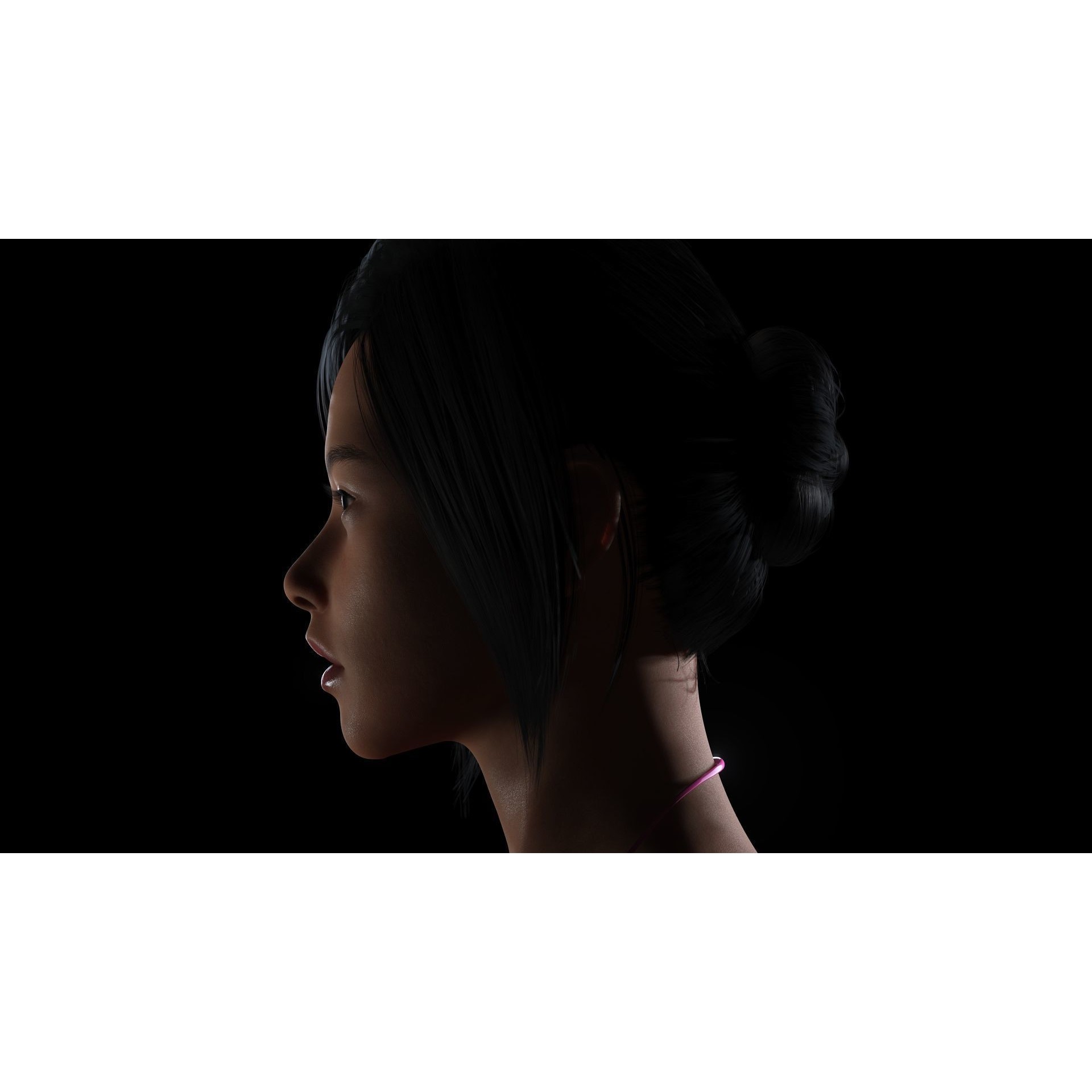 Modern Female Character - Low-Poly Game-Ready 3D Model - View 7