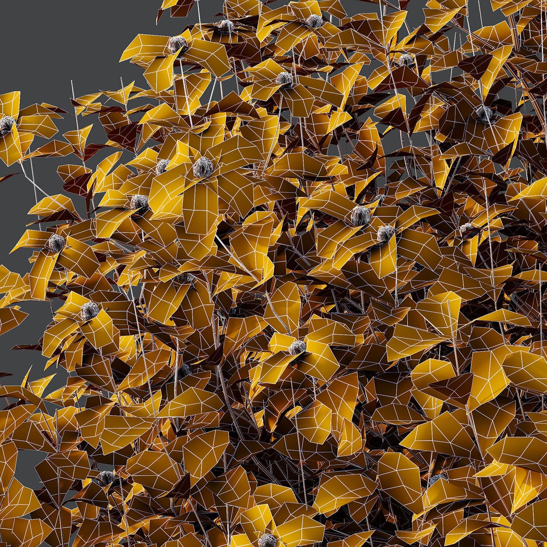 Different Bush 3D Model – High Poly PBR Plant Asset, FBX, OBJ