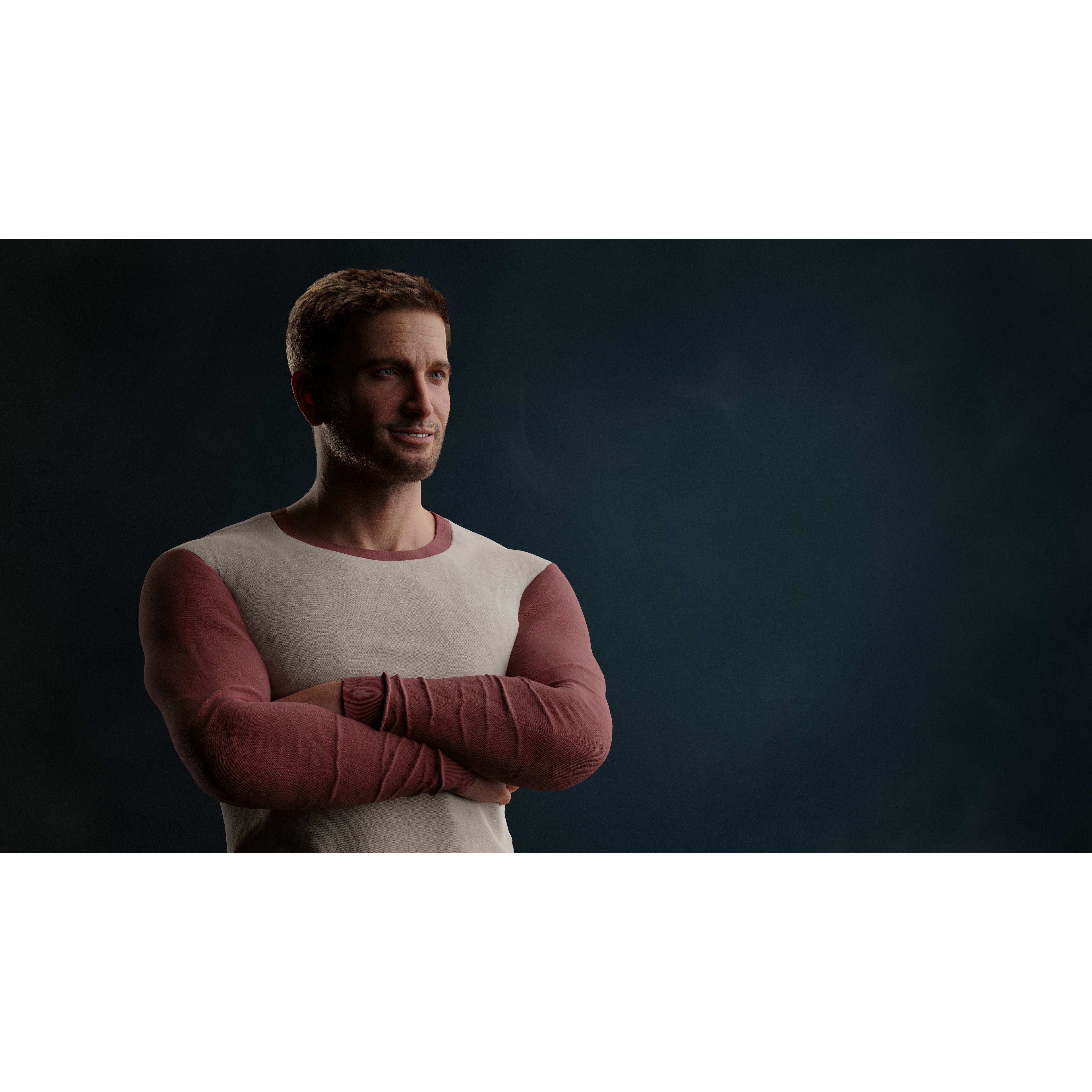 Character Michel - Rigged Game-Ready 3D Model - View 4