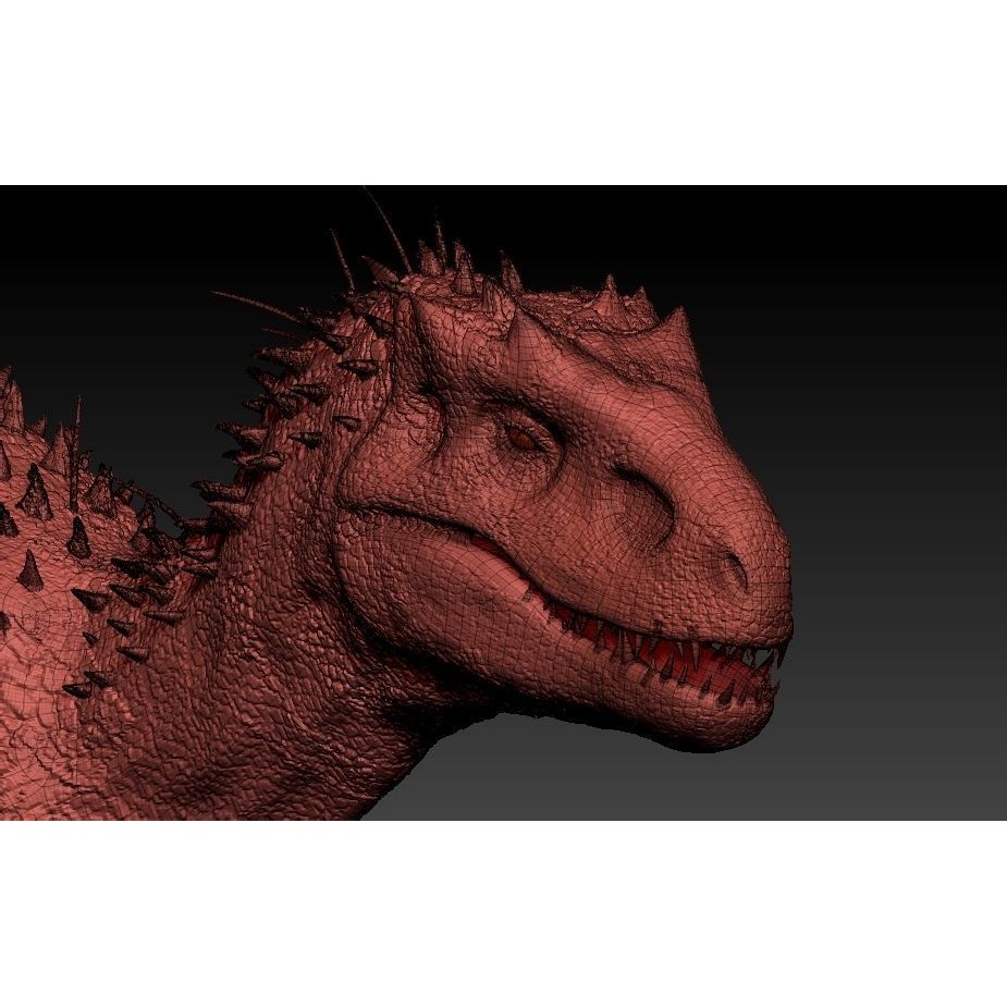 Indominus Rex 3D Model – Highly Detailed Rigged Dinosaur Asset, FBX, OBJ
