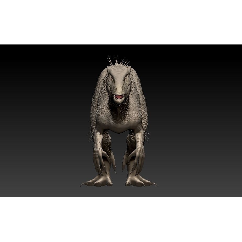 Indominus Rex 3D Model – Highly Detailed Rigged Dinosaur Asset, FBX, OBJ - View 17